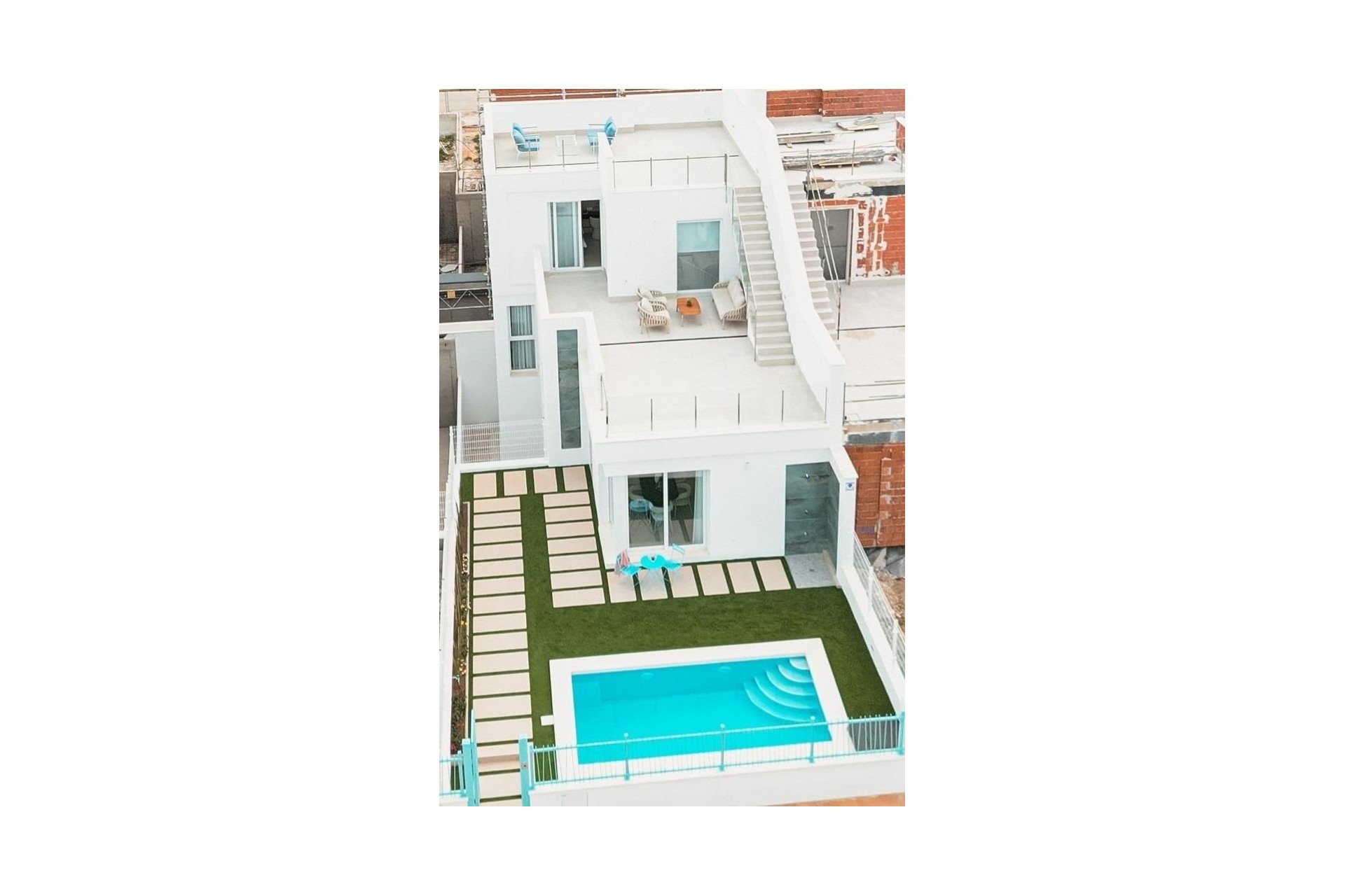 Obra nueva - Villa -
Los Alcazares - Torre del Rame