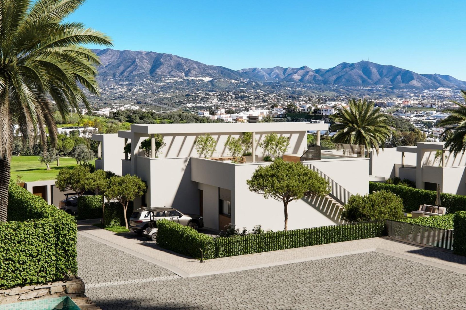 Obra nueva - Villa -
Mijas - Cerrado del Águila Golf