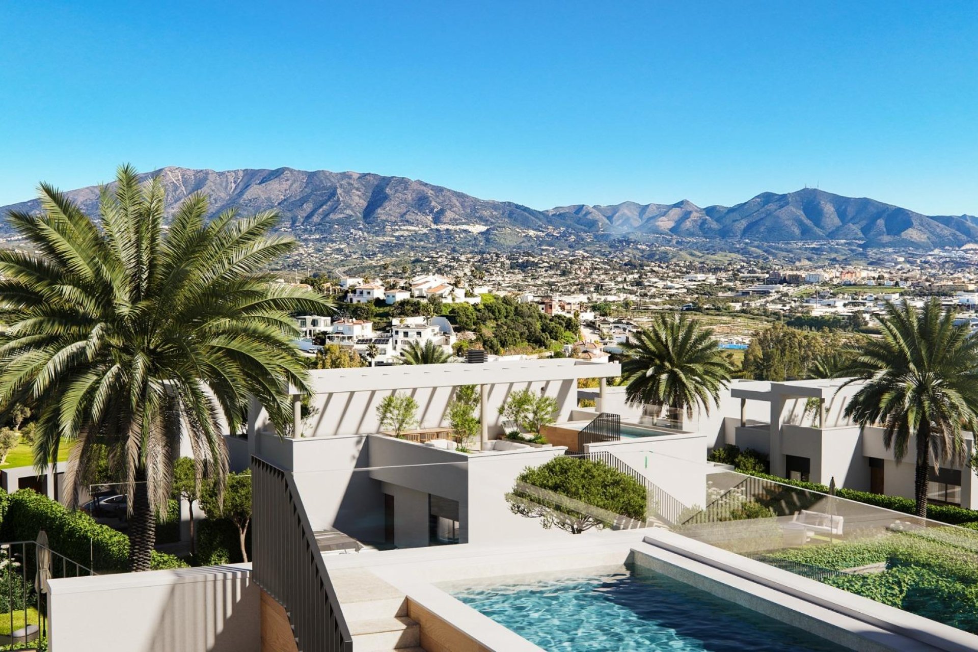 Obra nueva - Villa -
Mijas - Cerrado del Águila Golf