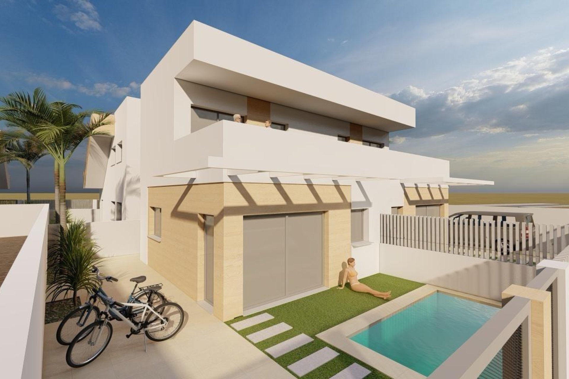 Obra nueva - Villa -
Puerto de Mazarron - Mar De Plata