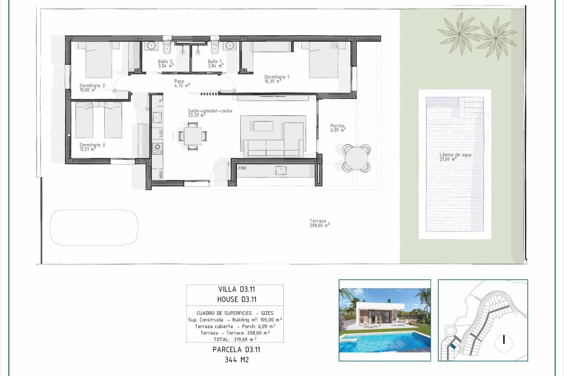 Obra nueva - Villa -
Vera - Pueblo Salinas