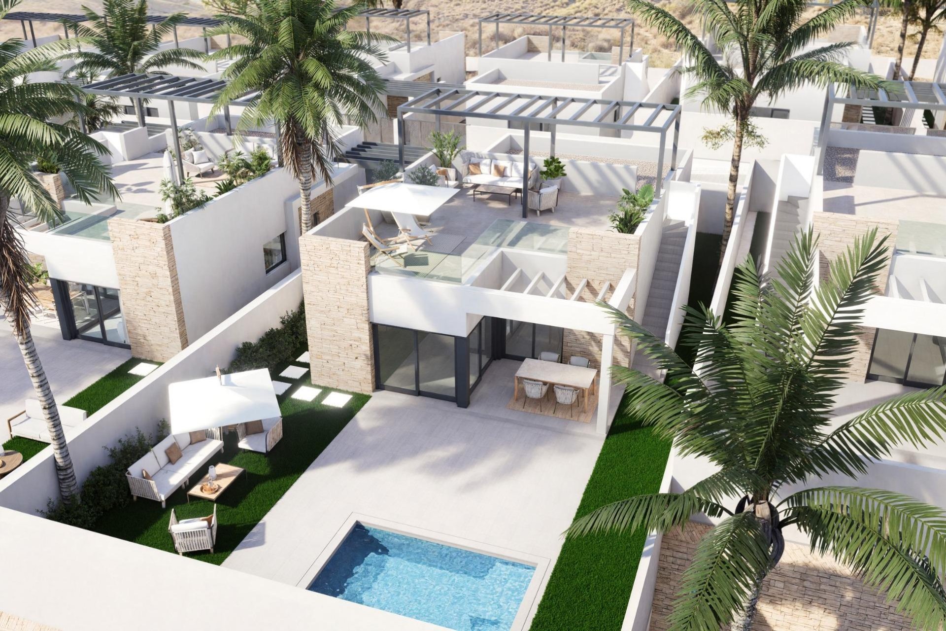 Obra nueva - Villa -
Vera - Valle del Este Golf