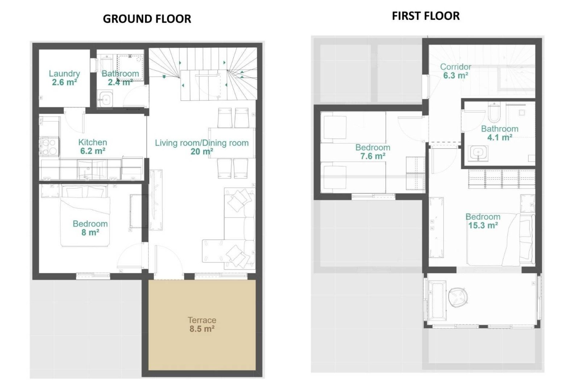 Revânzare - Duplex -
Orihuela - Urbanización Perla Del Mar