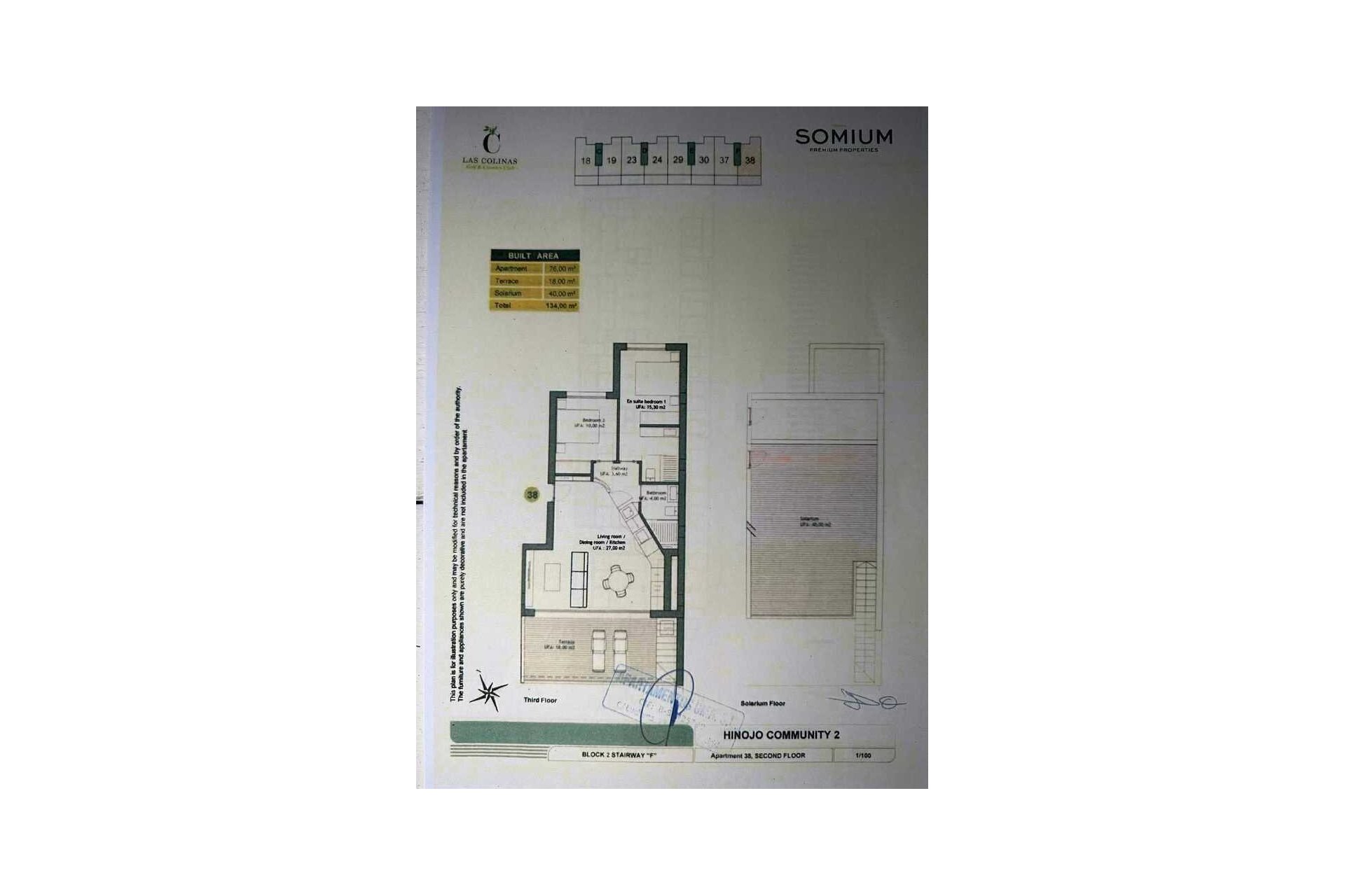 Revente - Penthouse Penthouse -
Las Colinas Golf - Costa Blanca