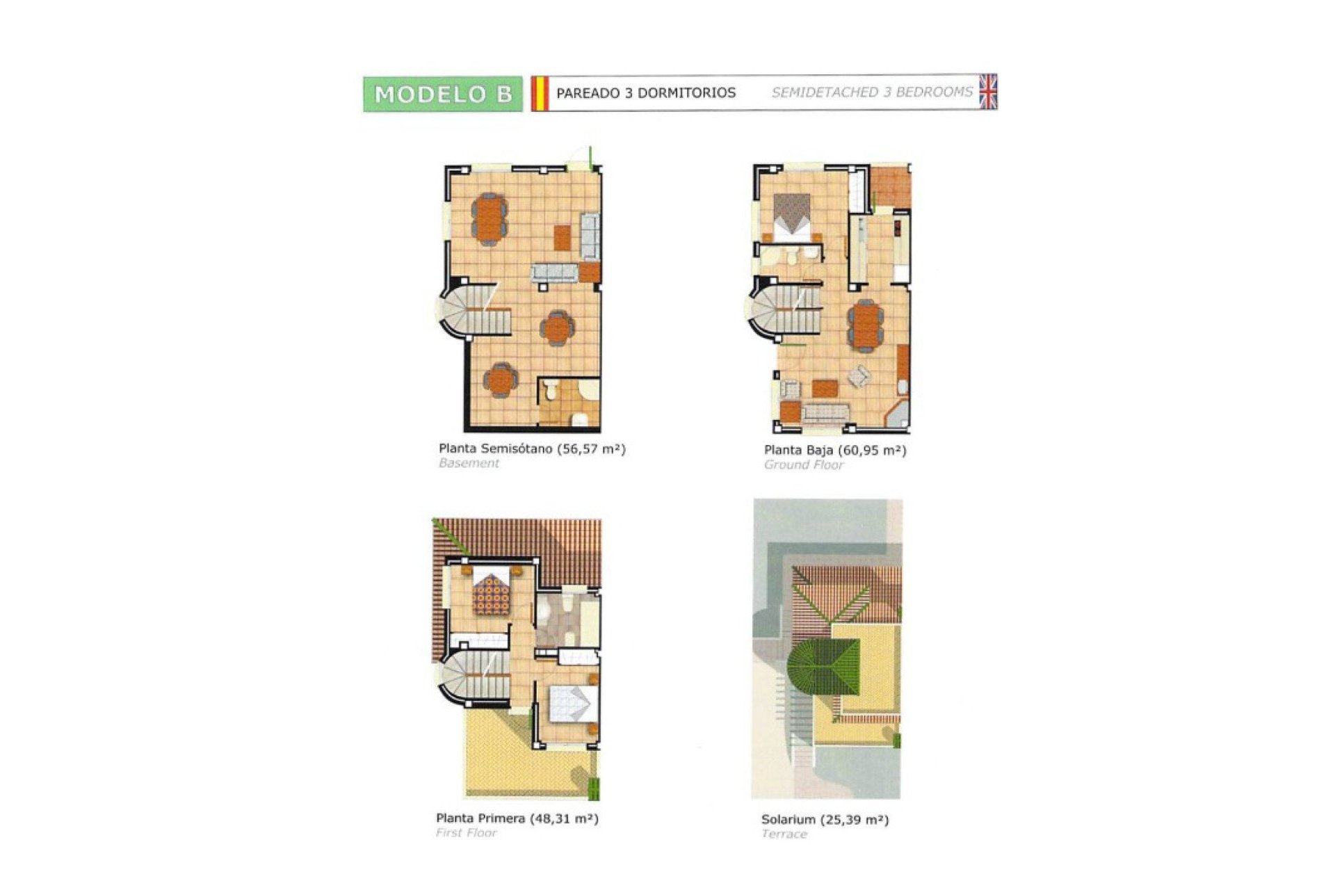 Revente - Town House -
Ciudad Quesada - Costa Blanca