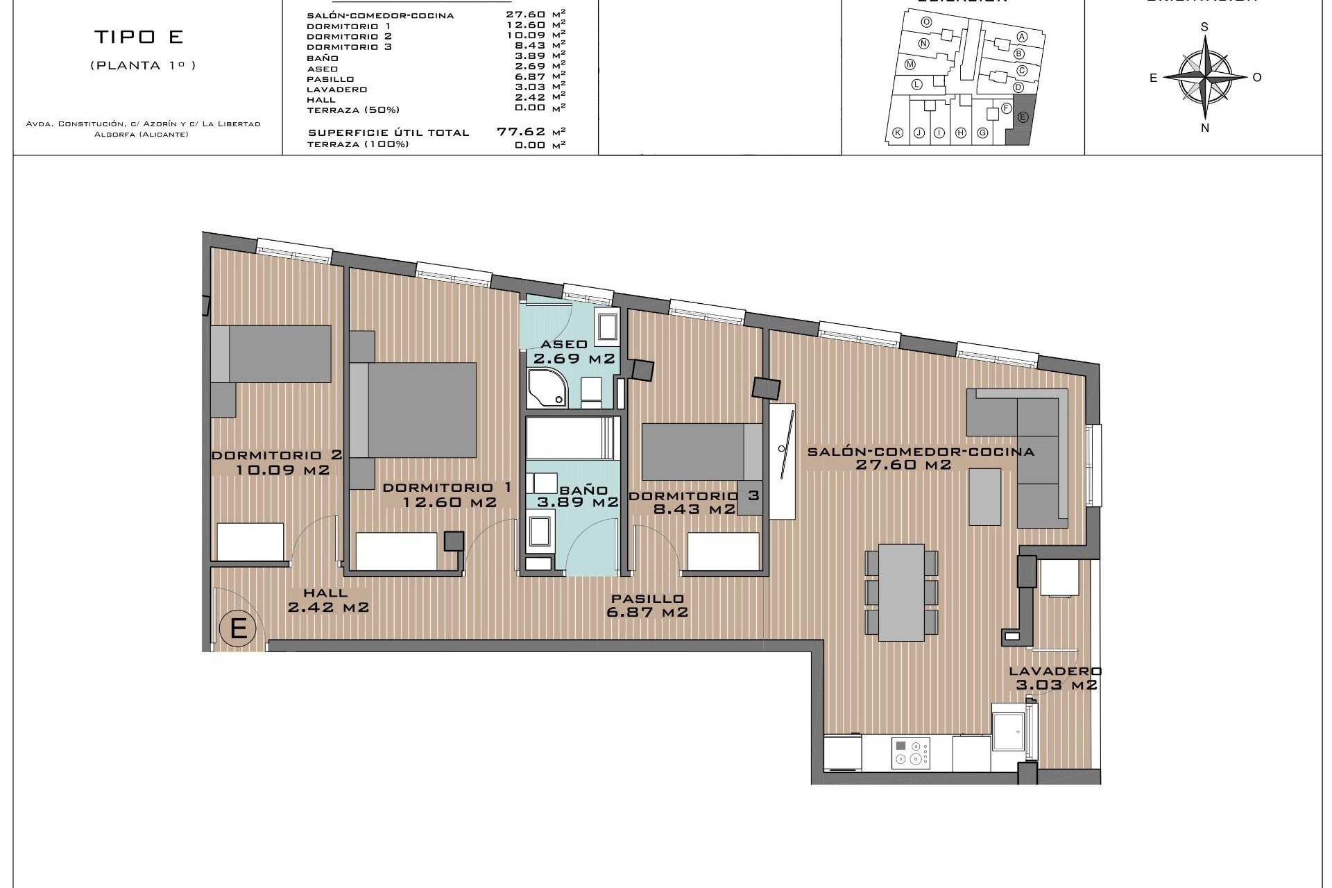 Új építésű - Apartman -
Algorfa - Pueblo