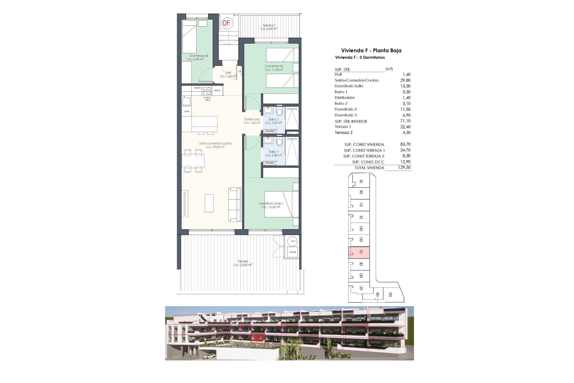 Új építésű - Apartman -
Benijofar - Pueblo