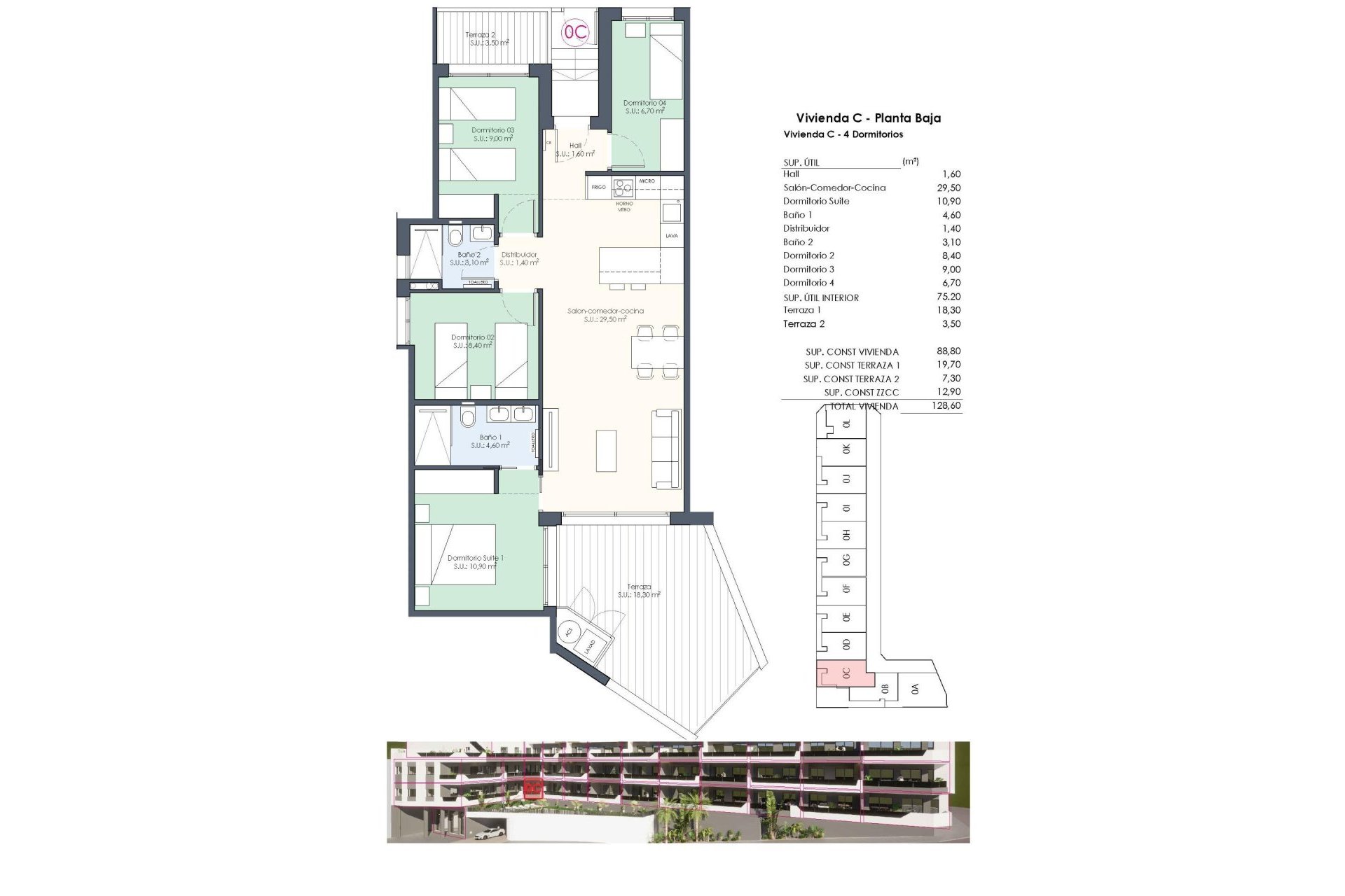 Új építésű - Apartman -
Benijofar - Pueblo