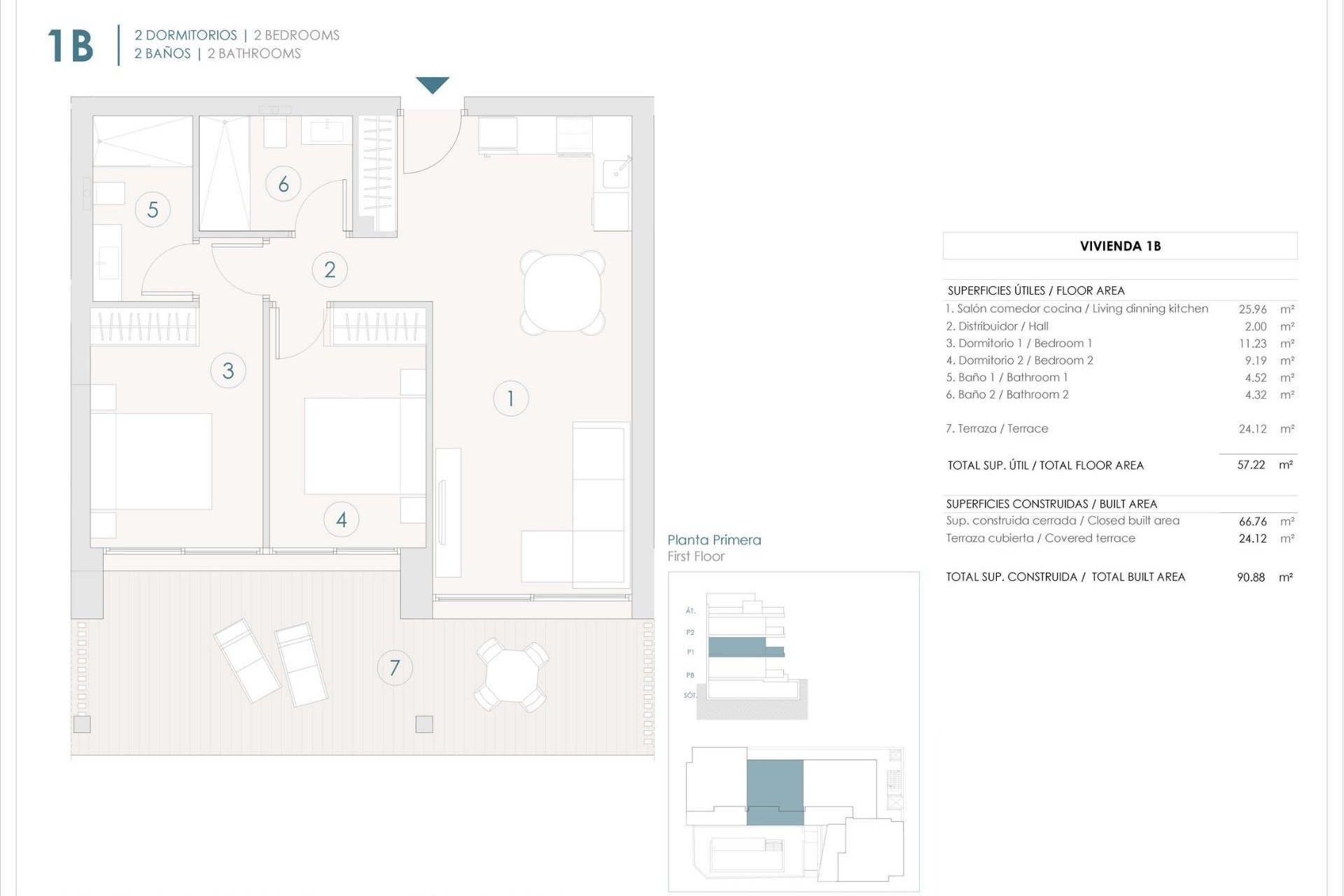 Új építésű - Apartman -
Benijofar - Pueblo