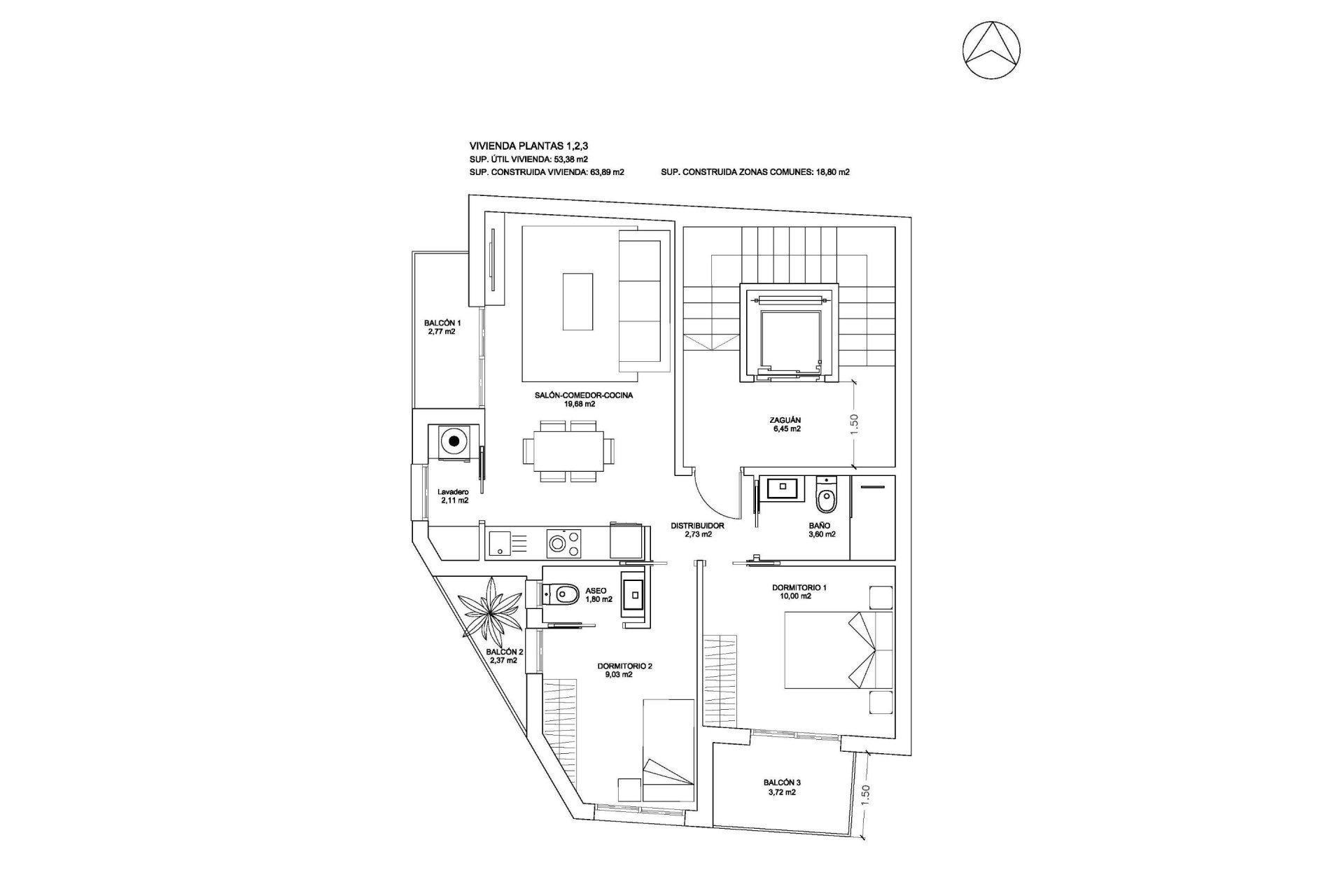 Új építésű - Apartman -
Bigastro - centro