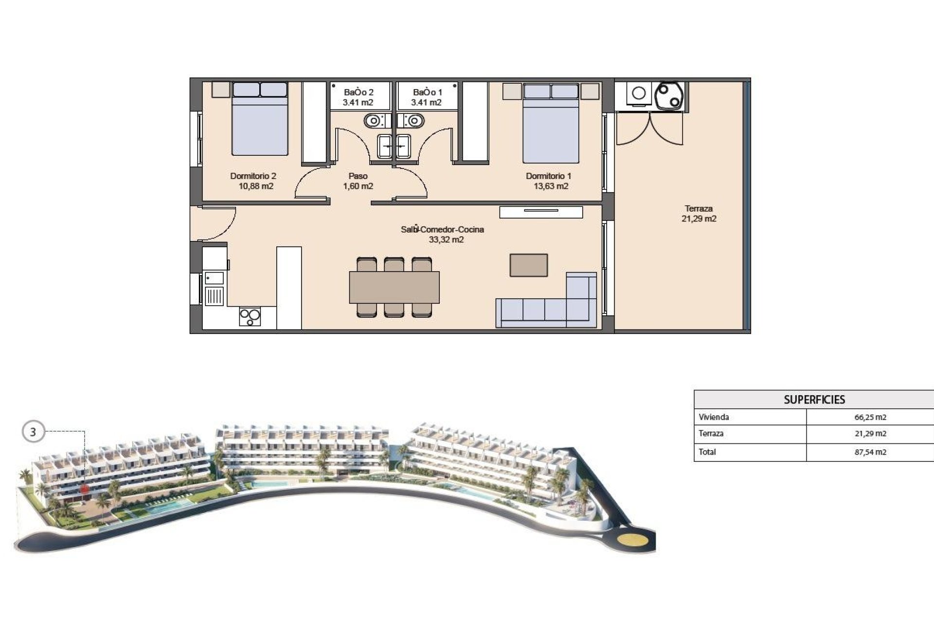 Új építésű - Apartman -
Finestrat - Balcón De Finestrat