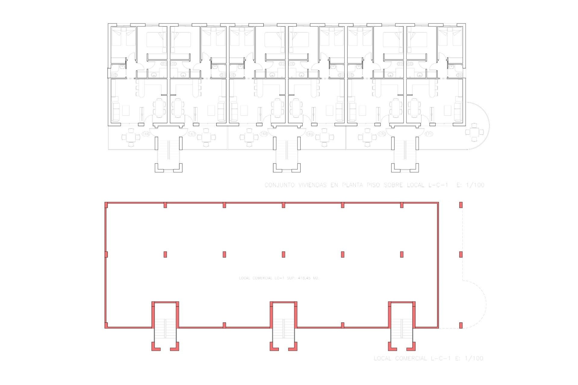 Új építésű - Apartman -
Fuente Álamo - La Pinilla