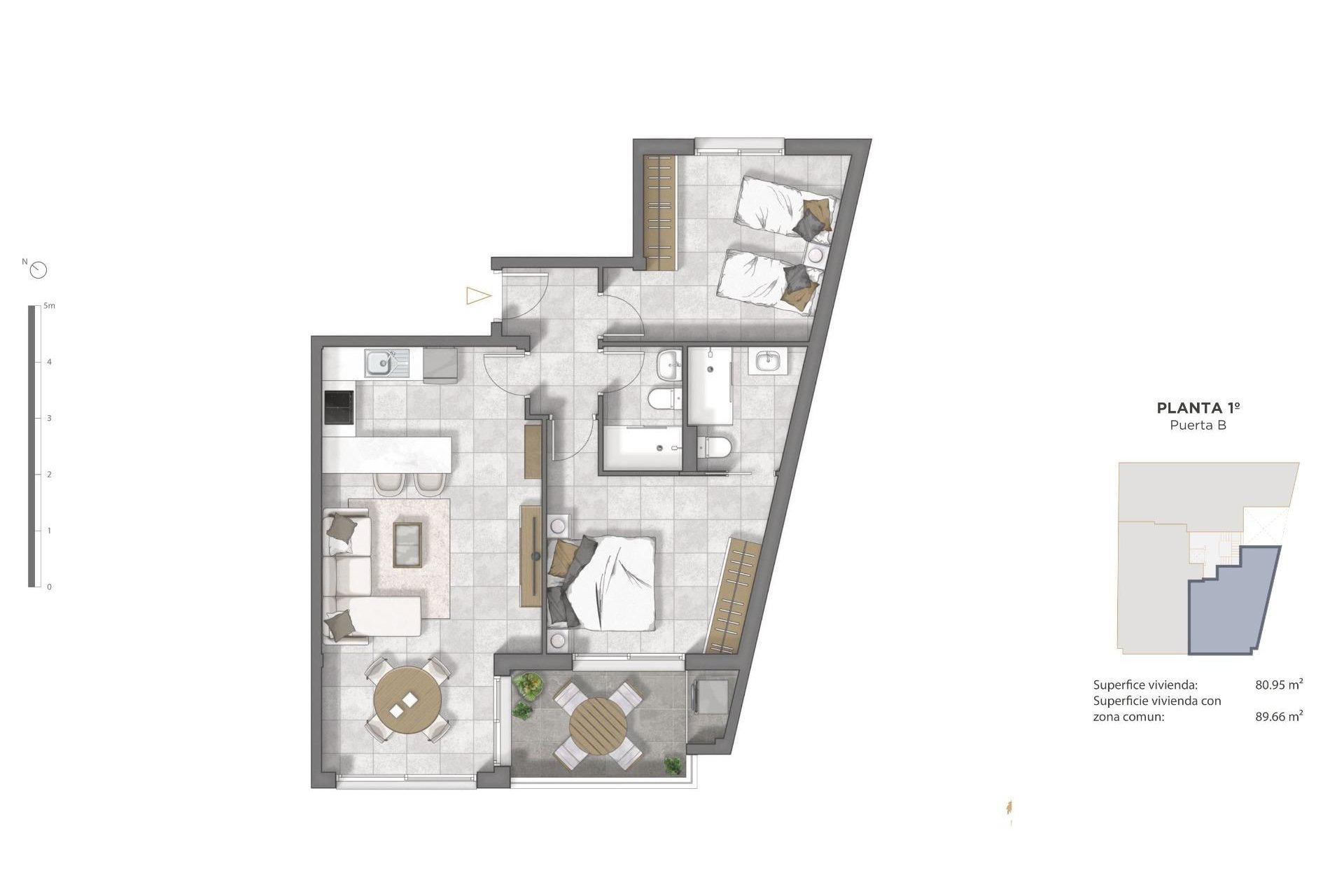 Új építésű - Apartman -
Guardamar del Segura - Pueblo
