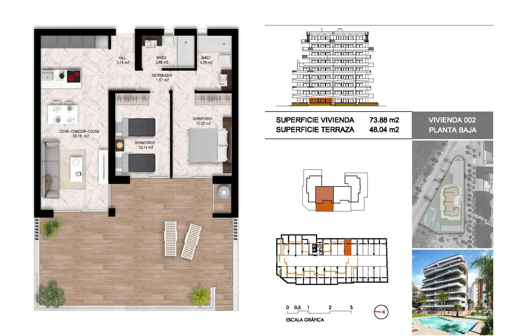 Új építésű - Apartman -
Guardamar del Segura - Puerto