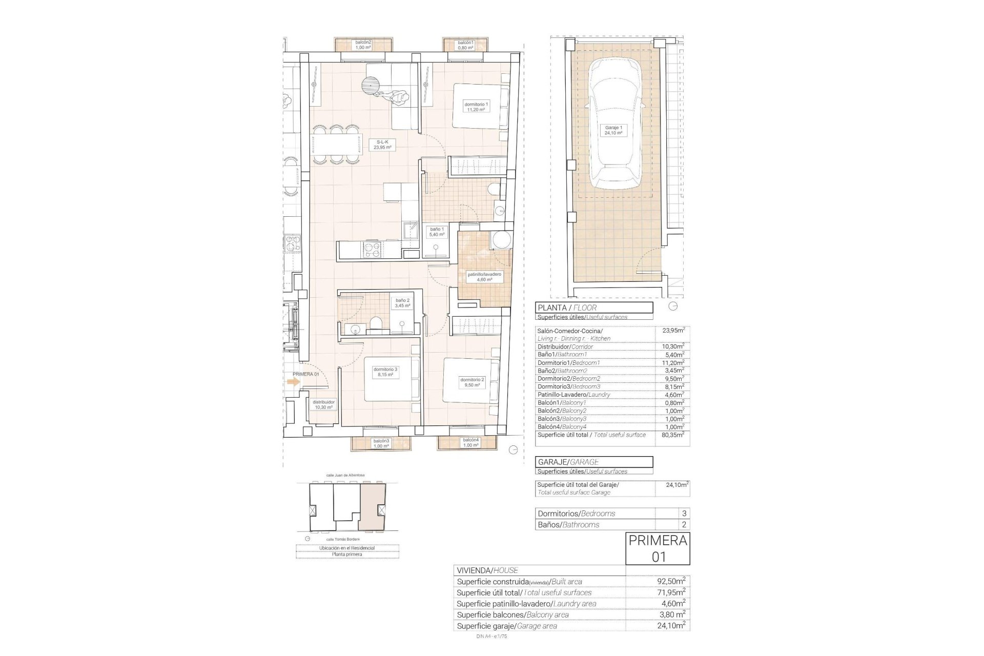 Új építésű - Apartman -
Hondón de las Nieves - Pueblo