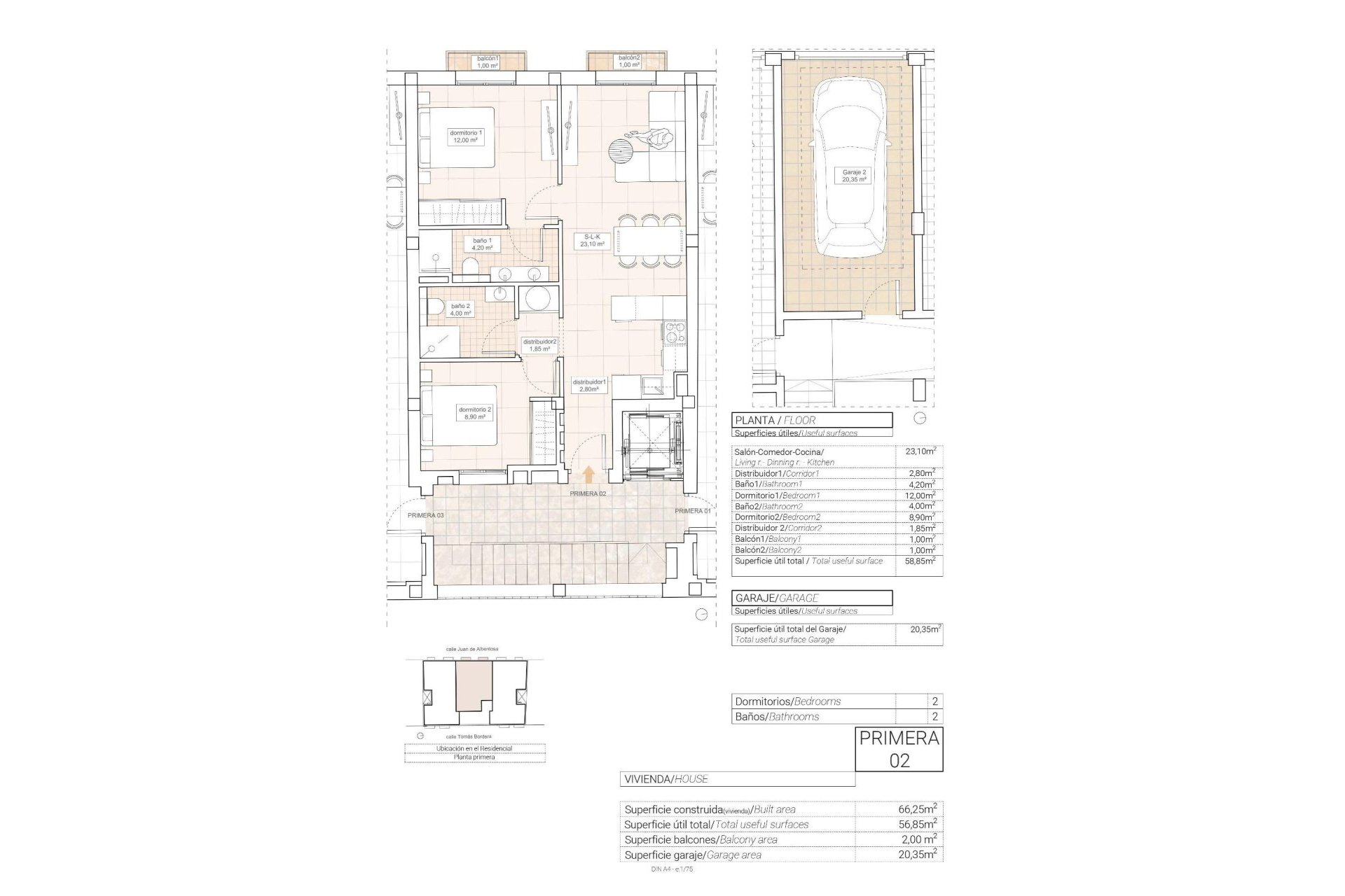 Új építésű - Apartman -
Hondón de las Nieves - Pueblo