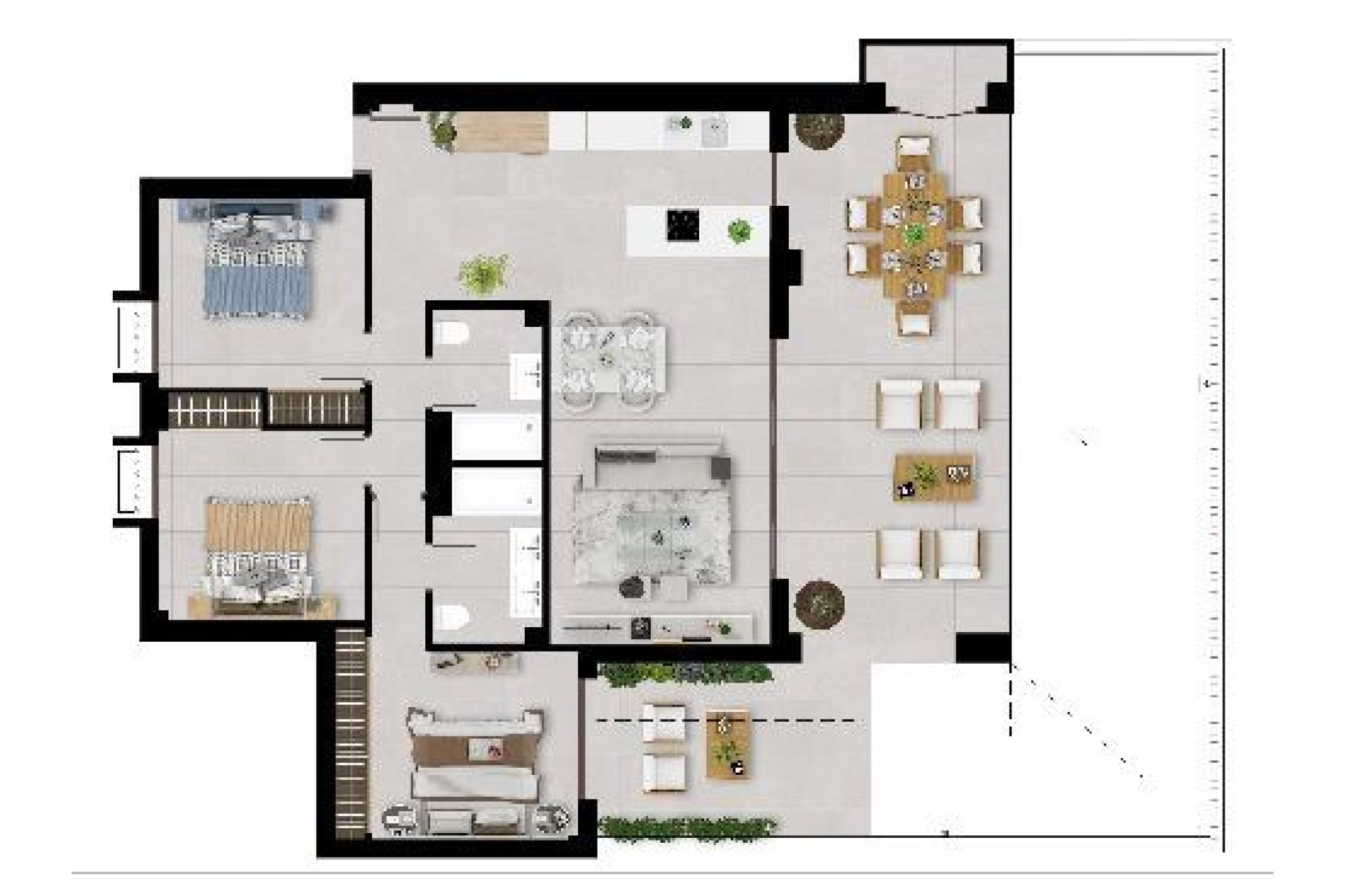 Új építésű - Apartman -
Istán - Urbaniz. Cerros del Lago
