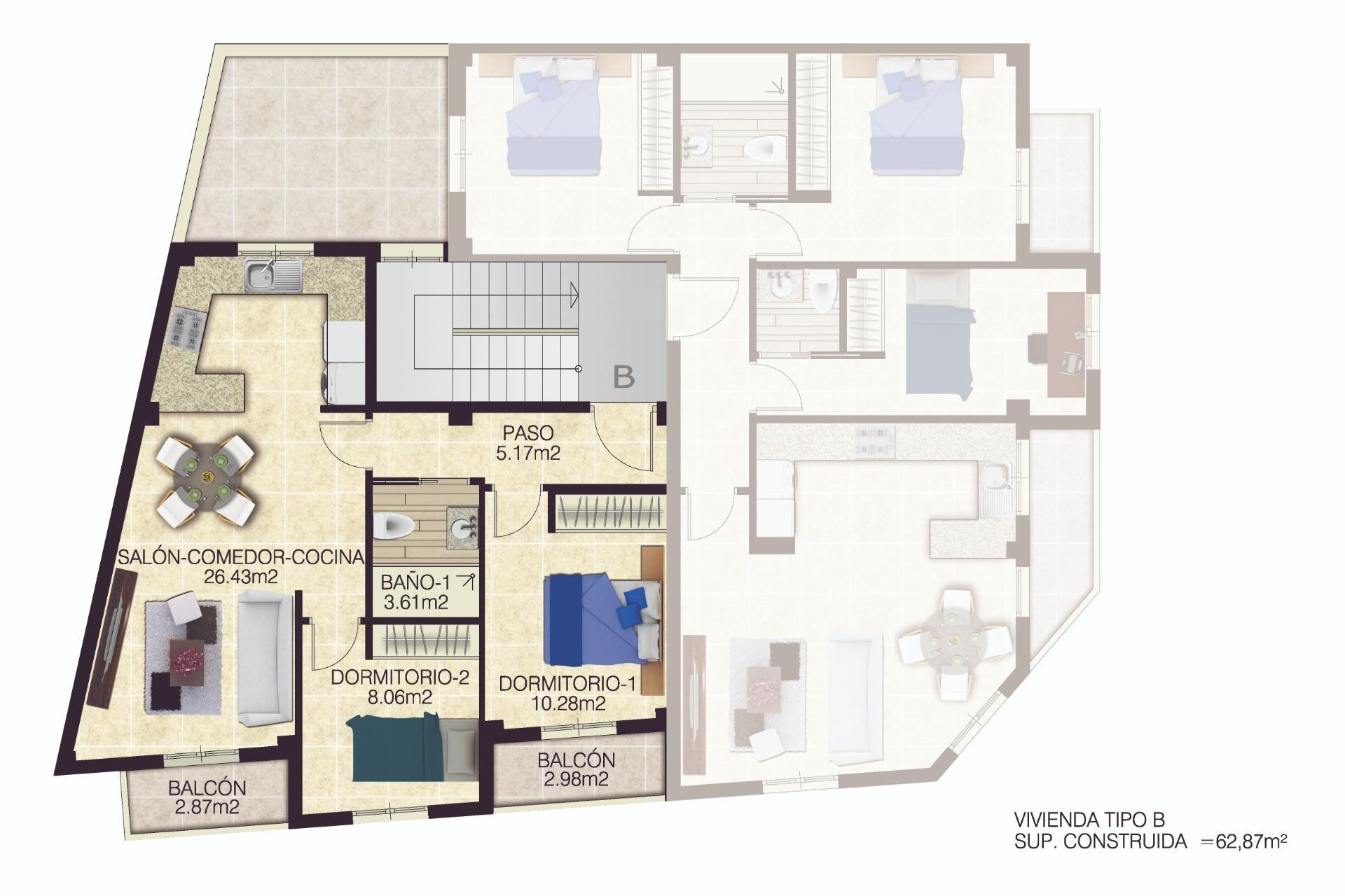 Új építésű - Apartman -
Jacarilla - pueblo