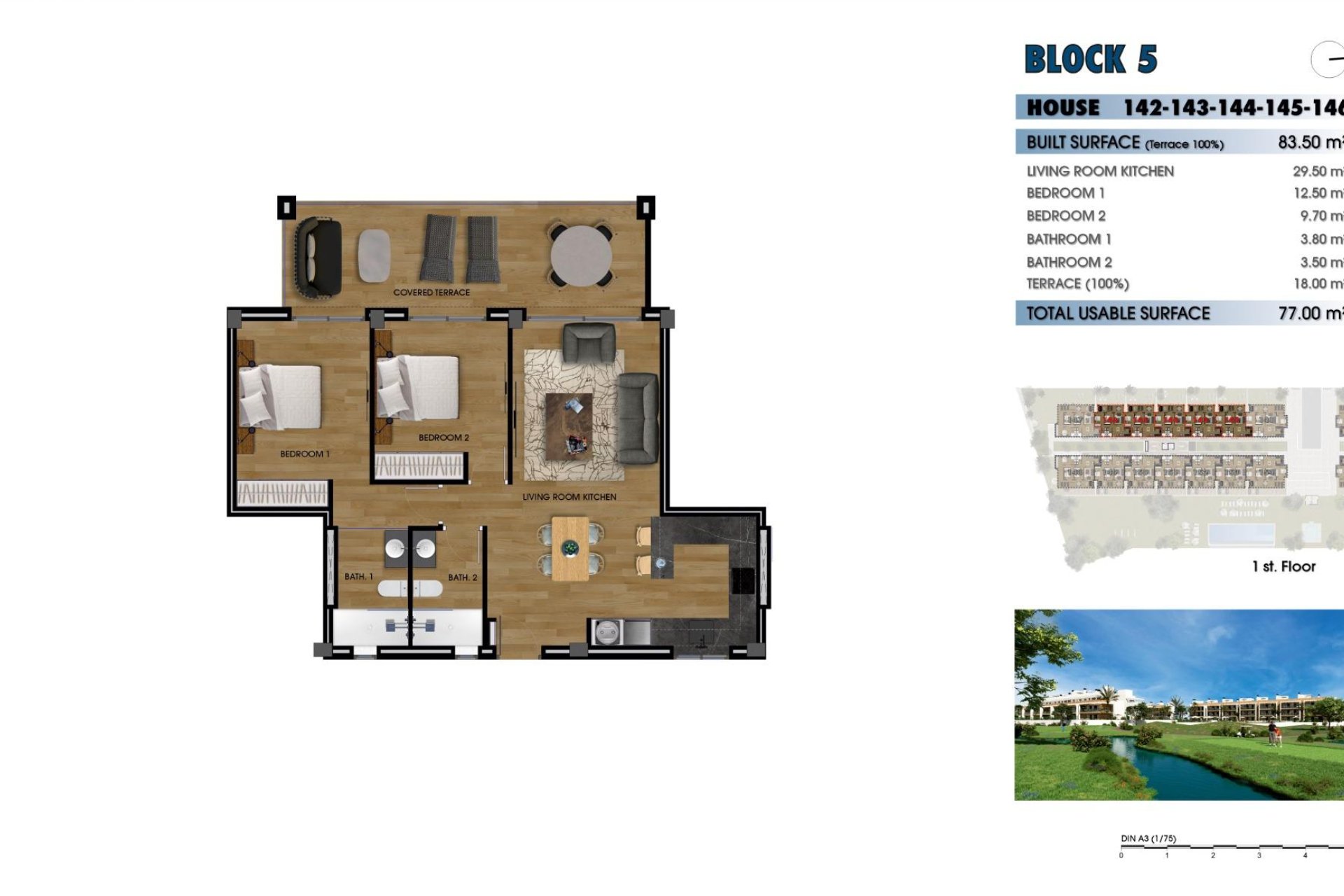 Új építésű - Apartman -
Los Alcazares - La Serena Golf