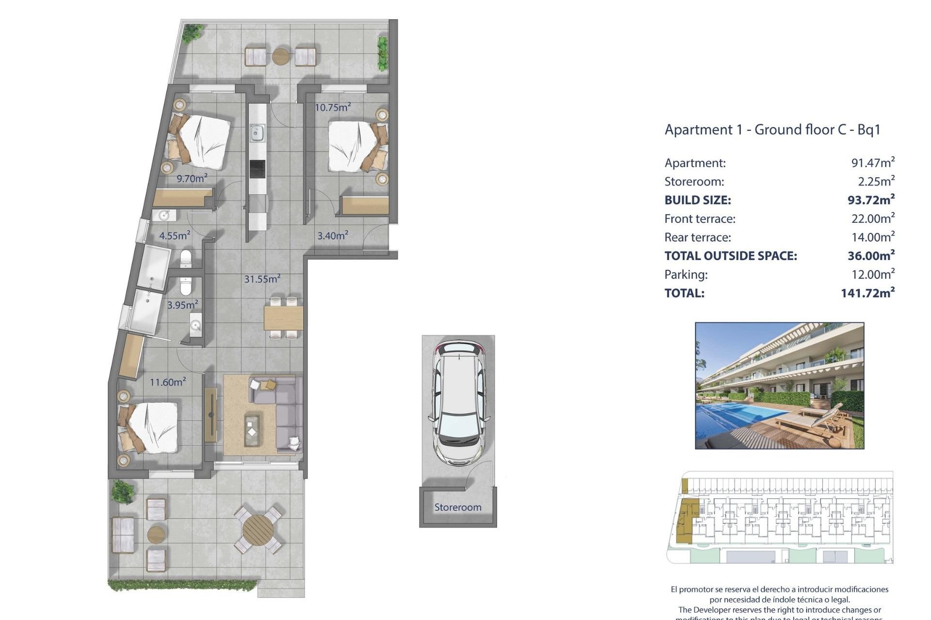 Új építésű - Apartman -
Los Alcazares - Los Narejos