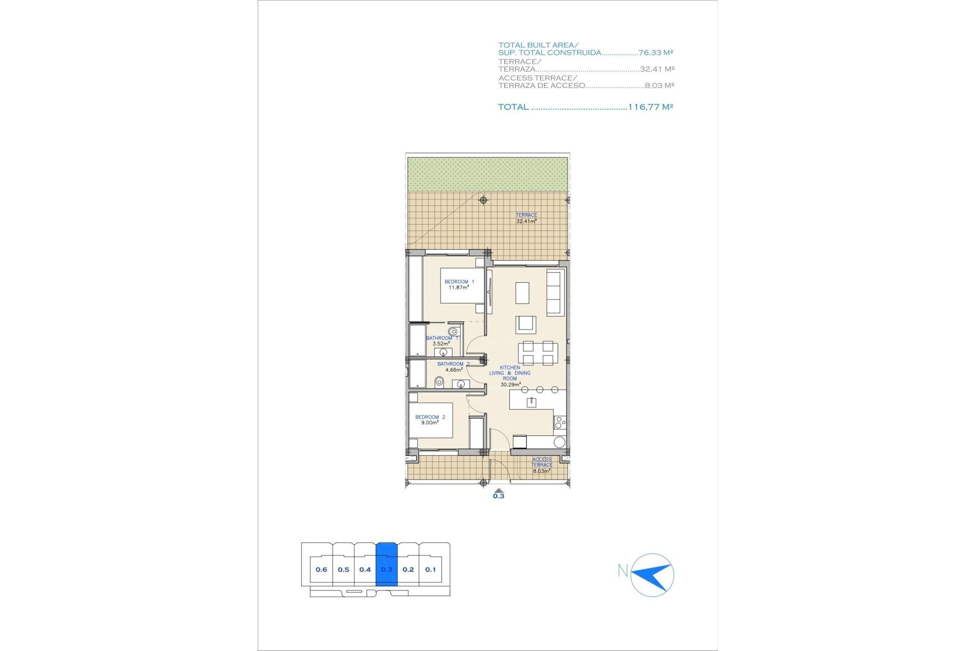 Új építésű - Apartman -
Los Alcazares - Serena Golf