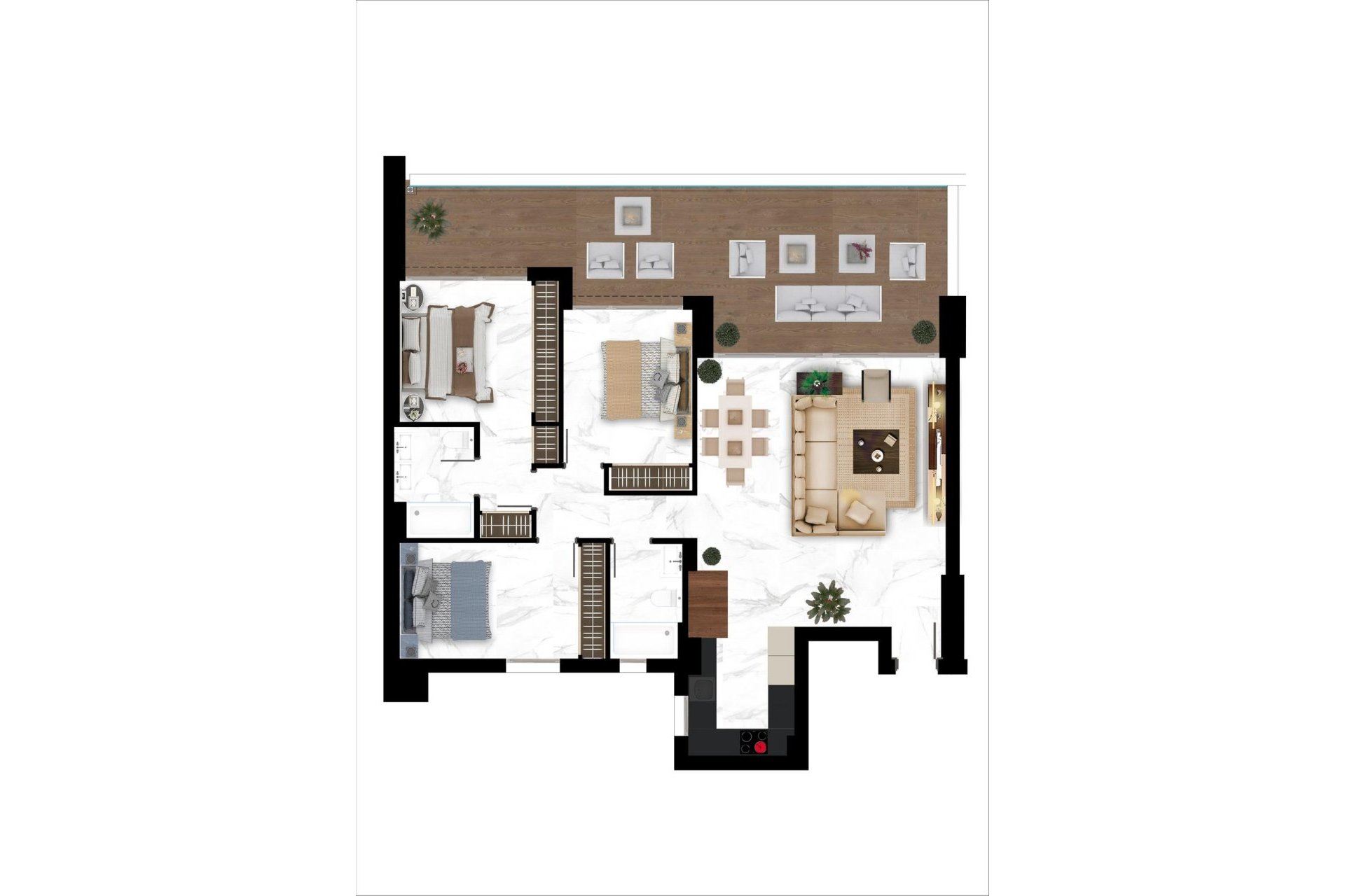 Új építésű - Apartman -
Marbella - San Pedro