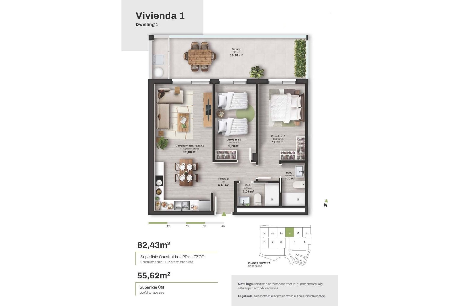 Új építésű - Apartman -
Mojacar - Descargador