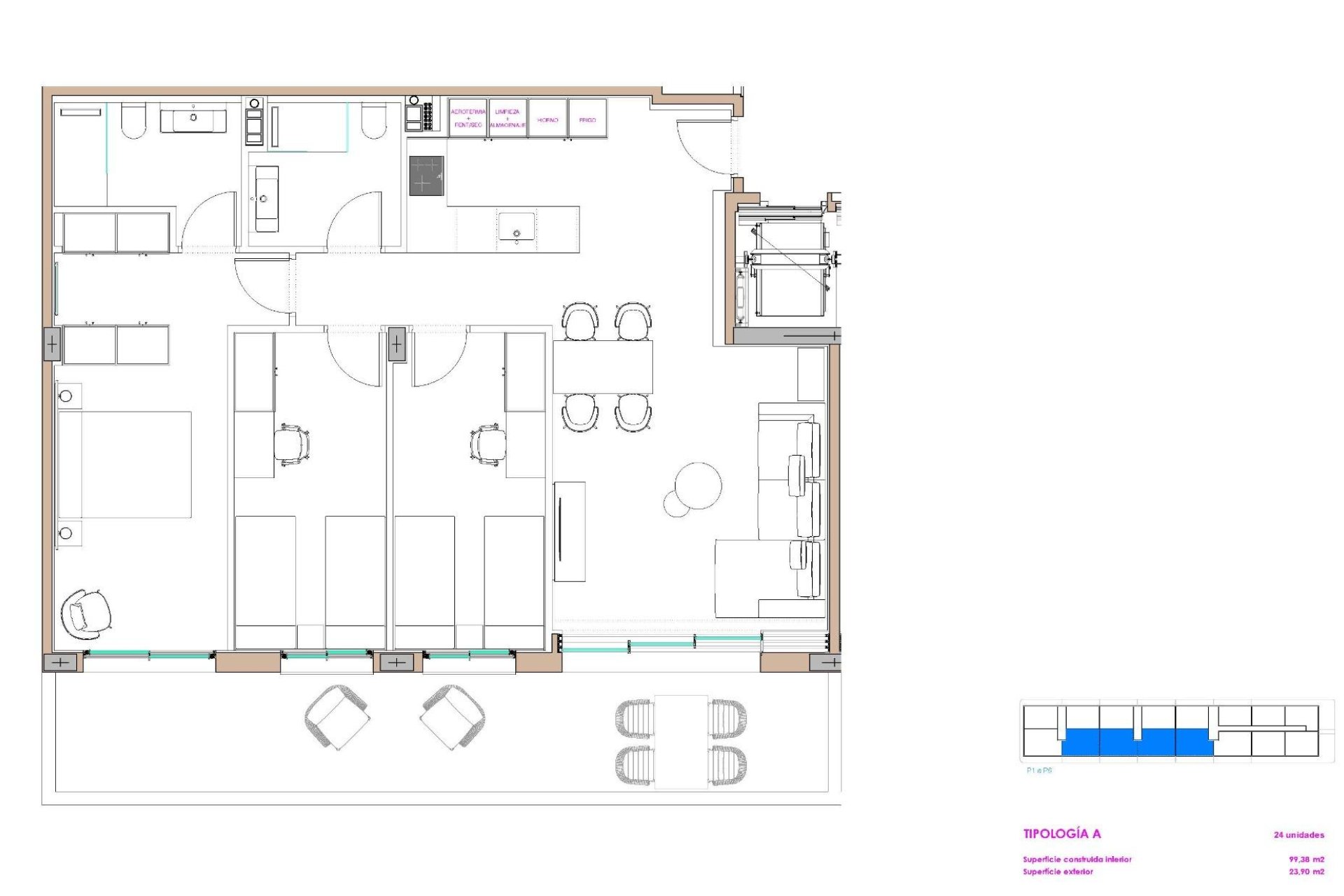 Új építésű - Apartman -
Moncofa - Playa de Moncofa