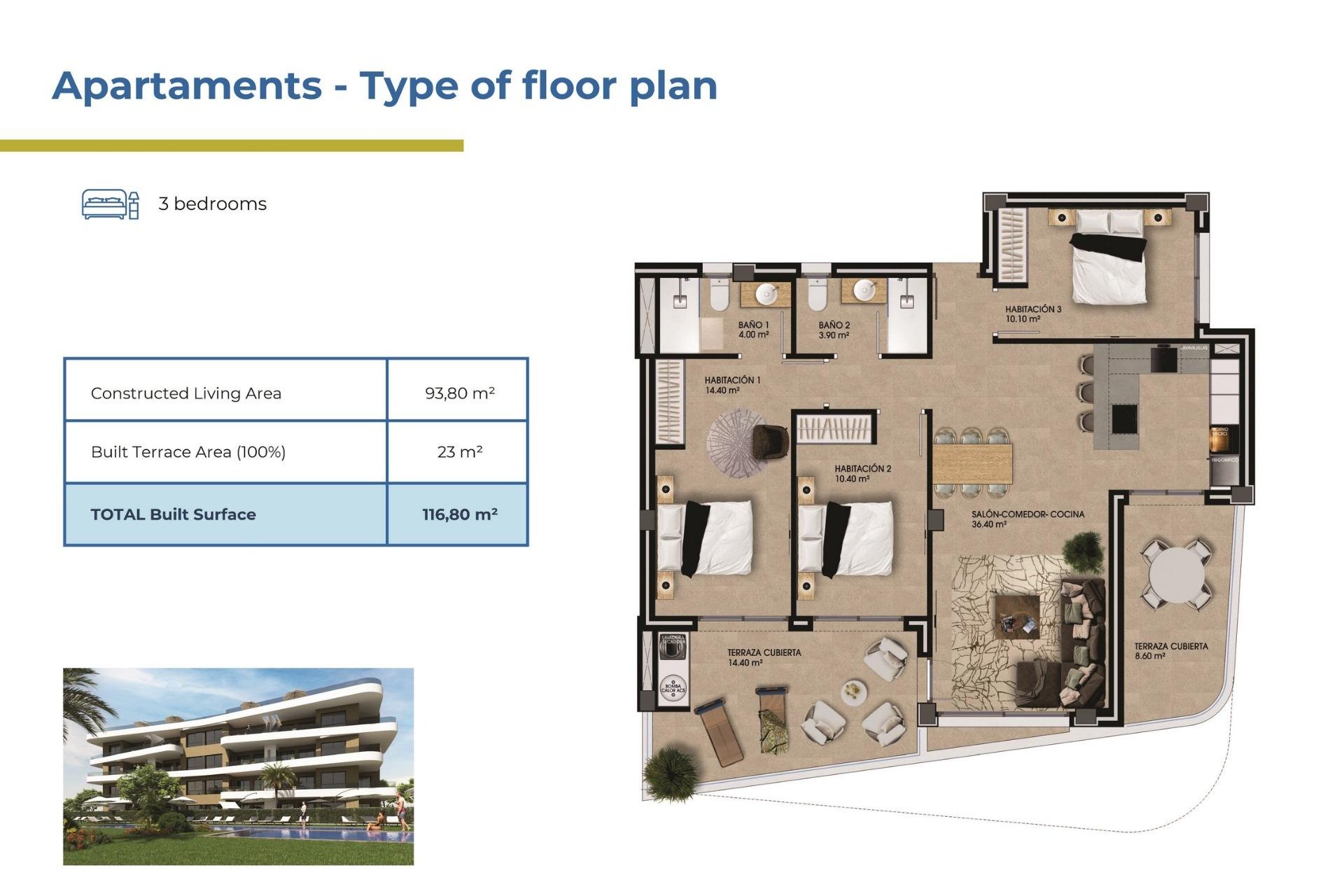 Új építésű - Apartman -
Orihuela Costa - La Ciñuelica