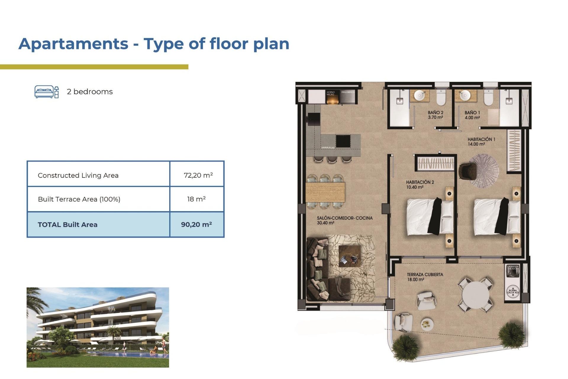 Új építésű - Apartman -
Orihuela Costa - La Ciñuelica