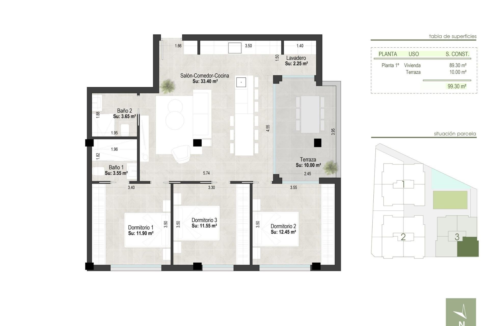 Új építésű - Apartman -
San Pedro del Pinatar - Centro