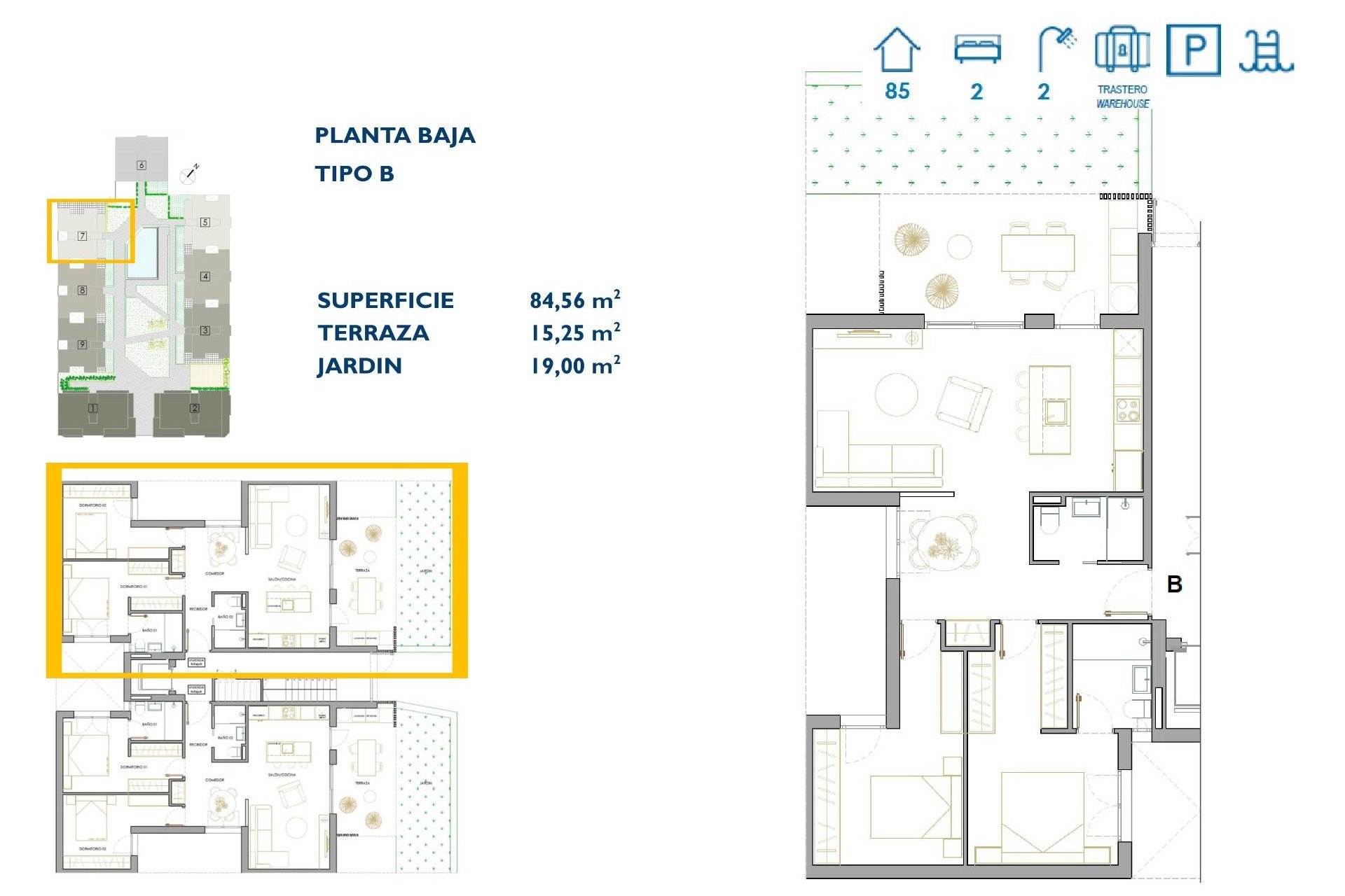 Új építésű - Apartman -
San Pedro del Pinatar - Pueblo