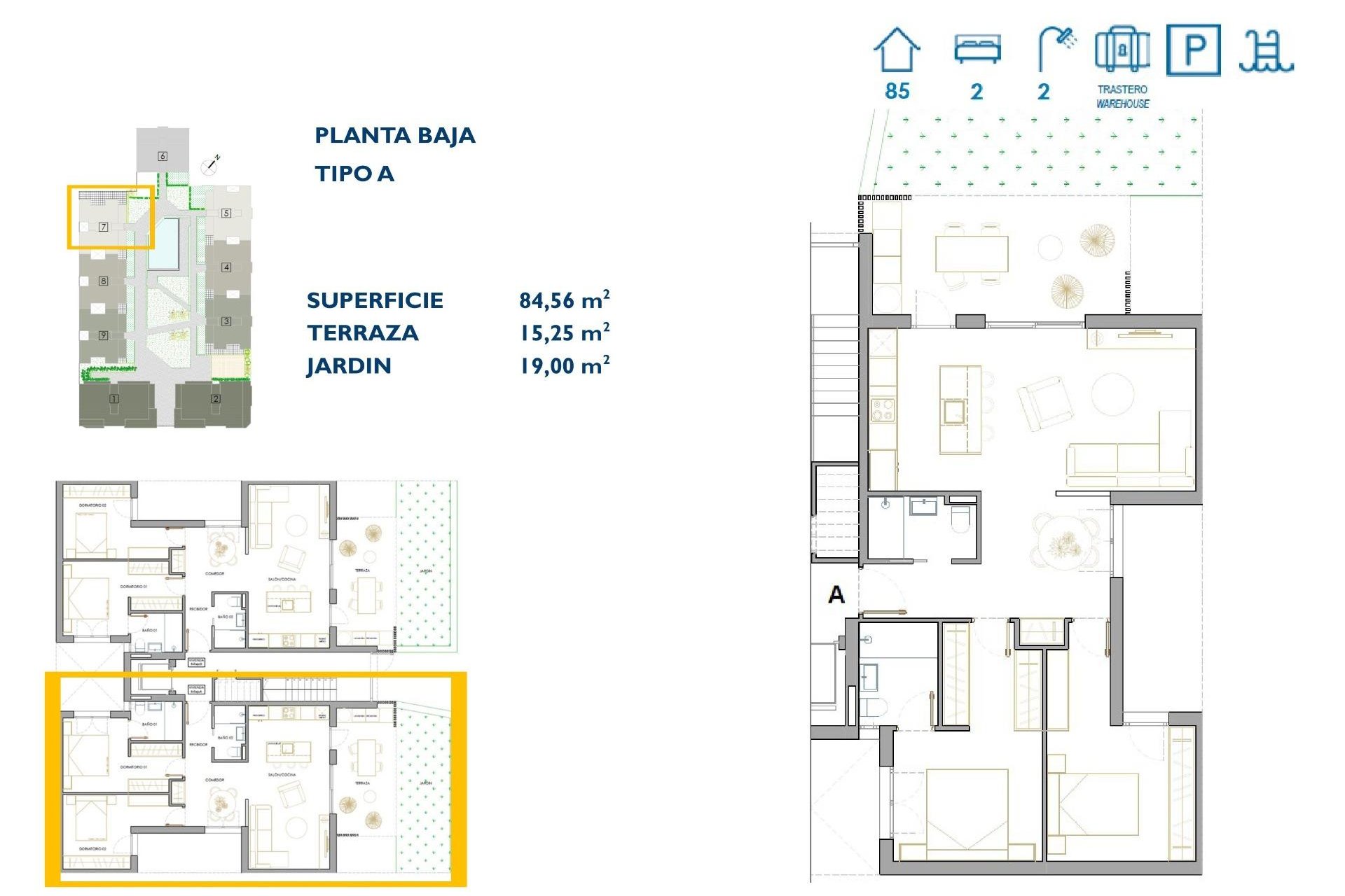 Új építésű - Apartman -
San Pedro del Pinatar - Pueblo