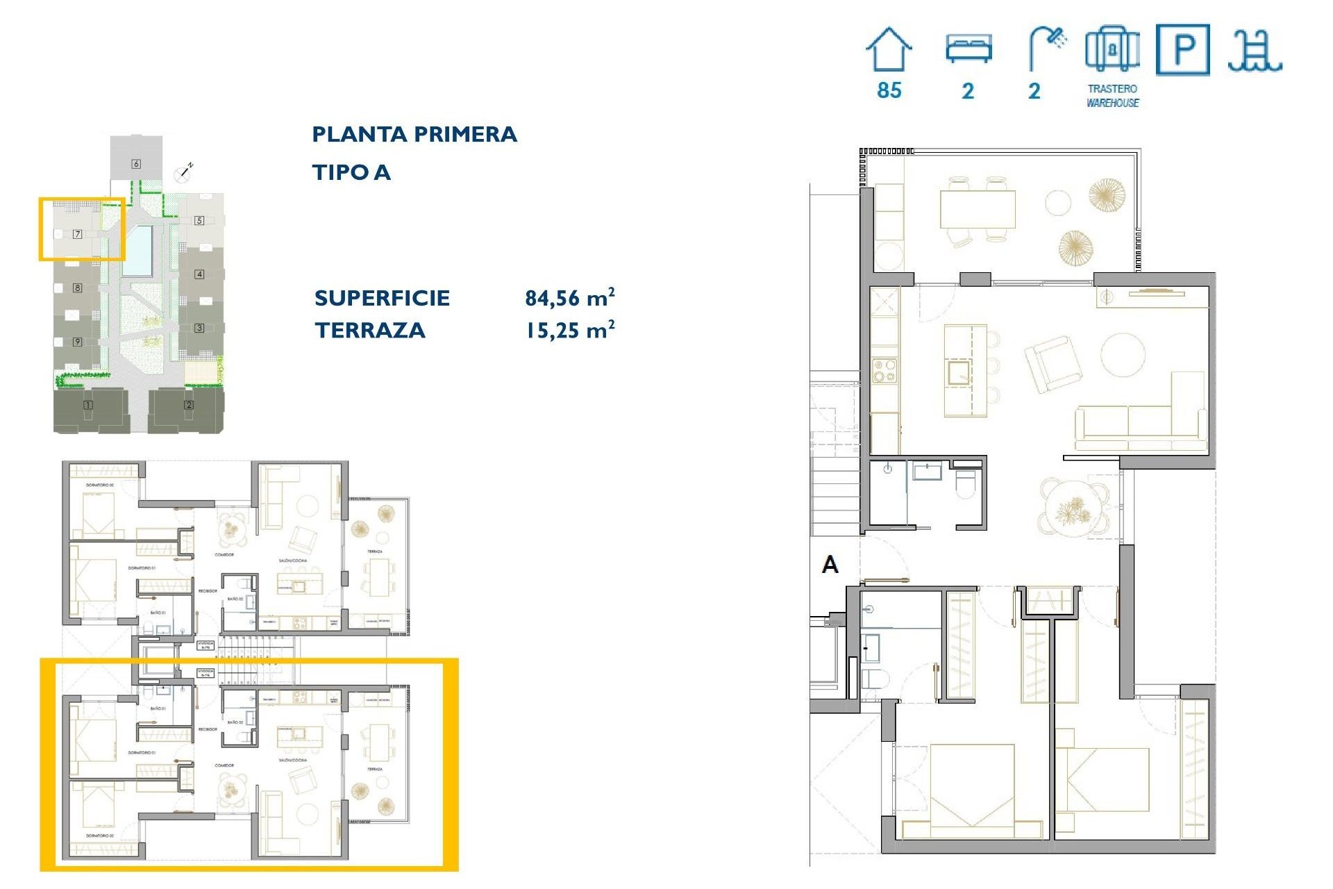 Új építésű - Apartman -
San Pedro del Pinatar - Pueblo