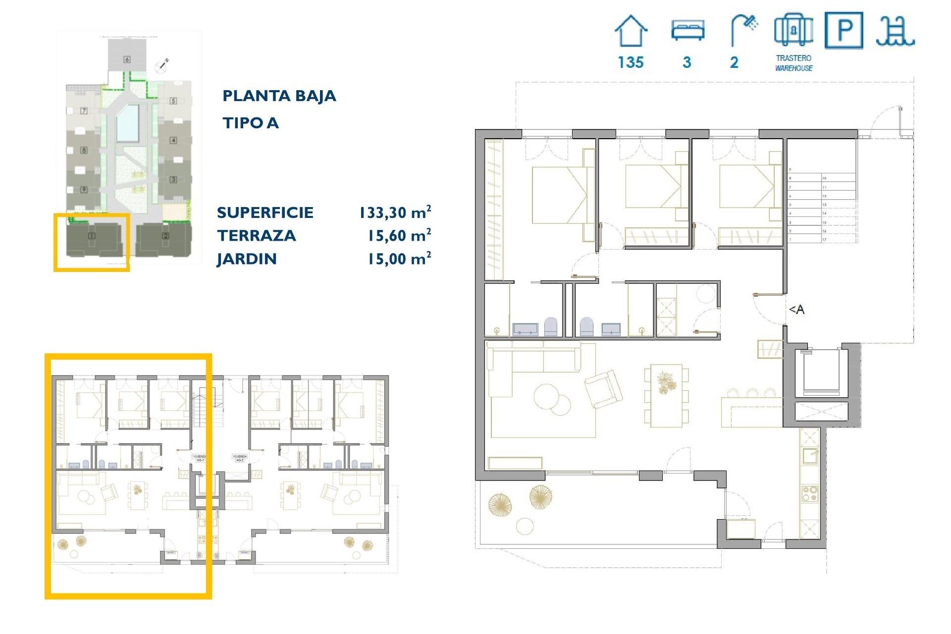 Új építésű - Apartman -
San Pedro del Pinatar - Pueblo