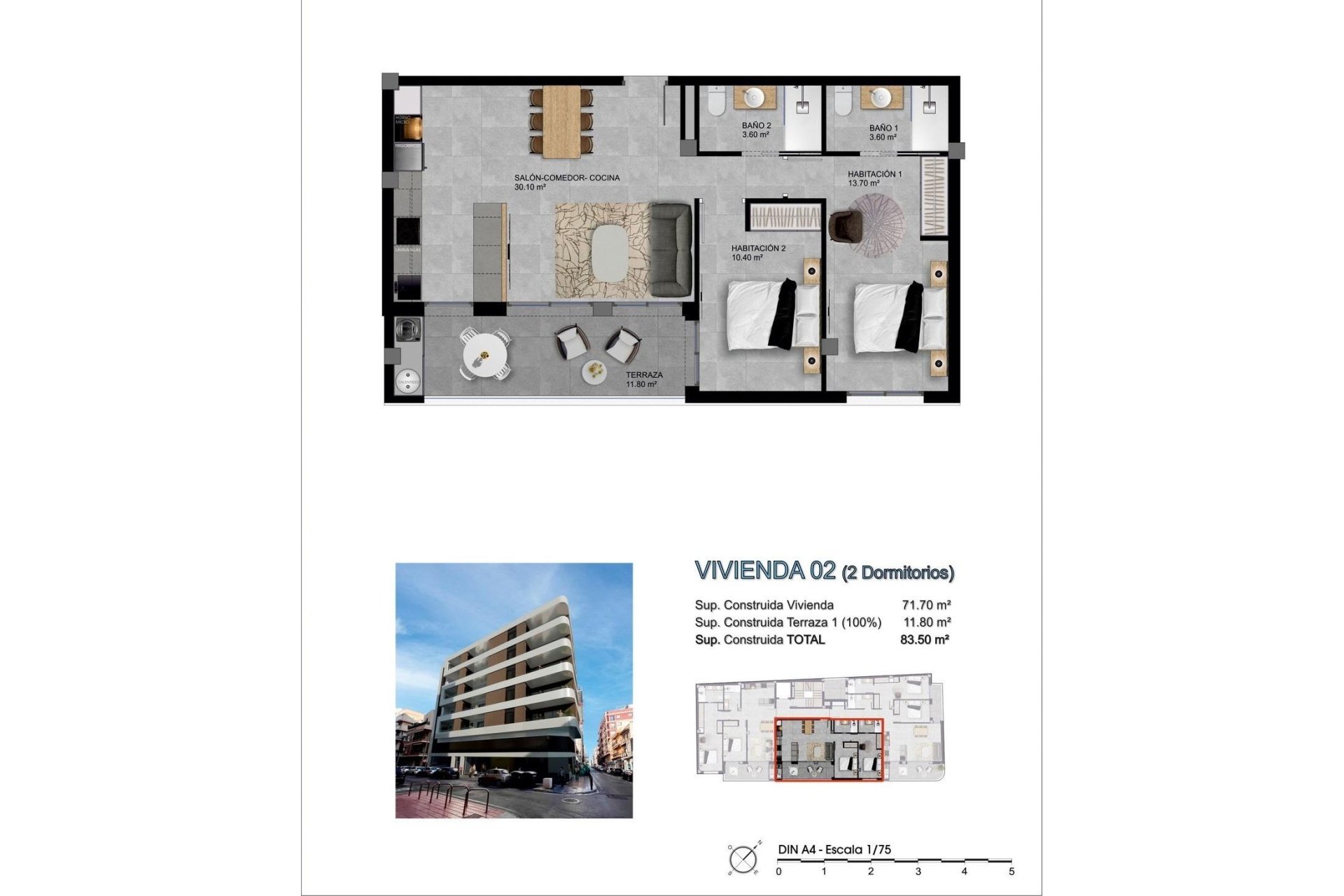 Új építésű - Apartman -
Santa Pola - pueblo