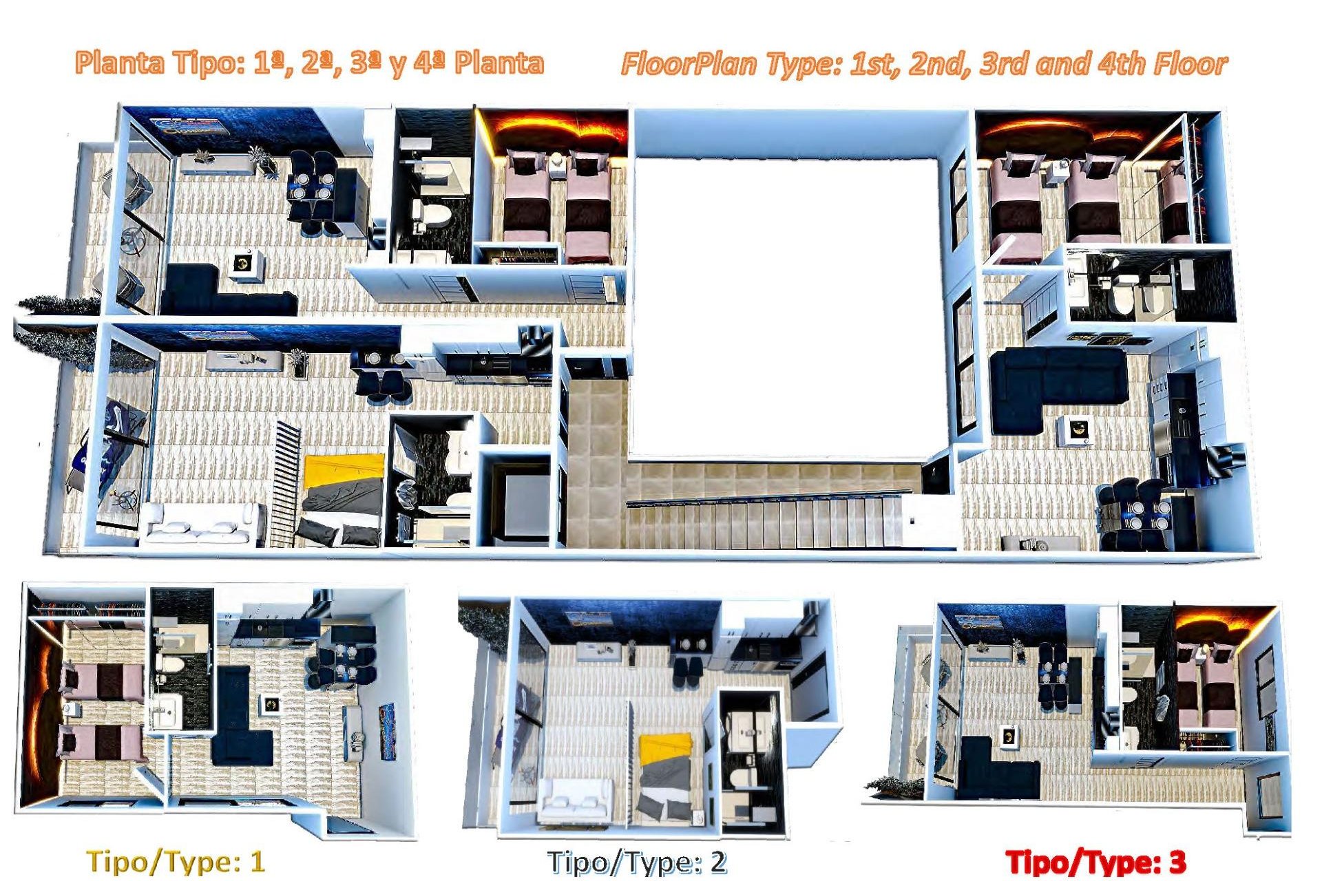 Új építésű - Apartman -
Torrevieja - Centro