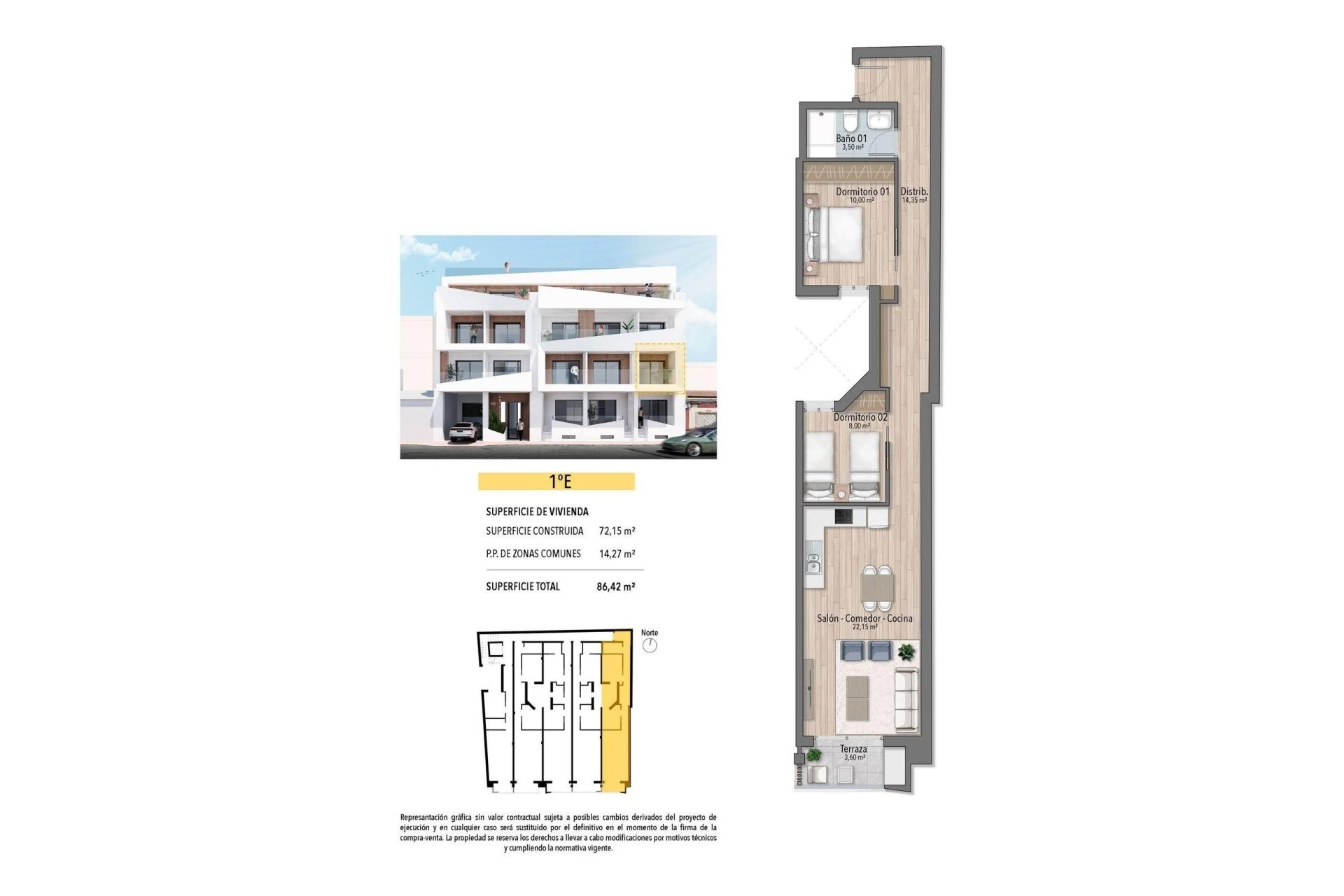Új építésű - Apartman -
Torrevieja - Playa de El Cura