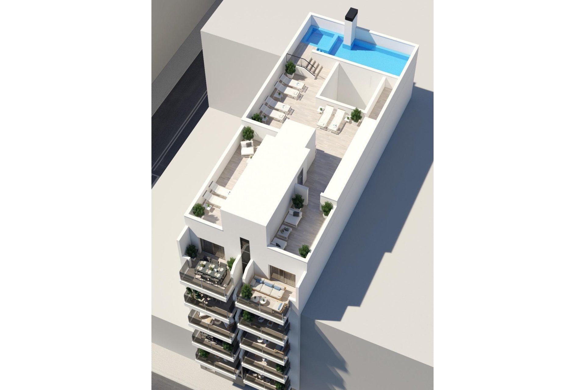 Új építésű - Apartman -
Torrevieja - Playa de El Cura