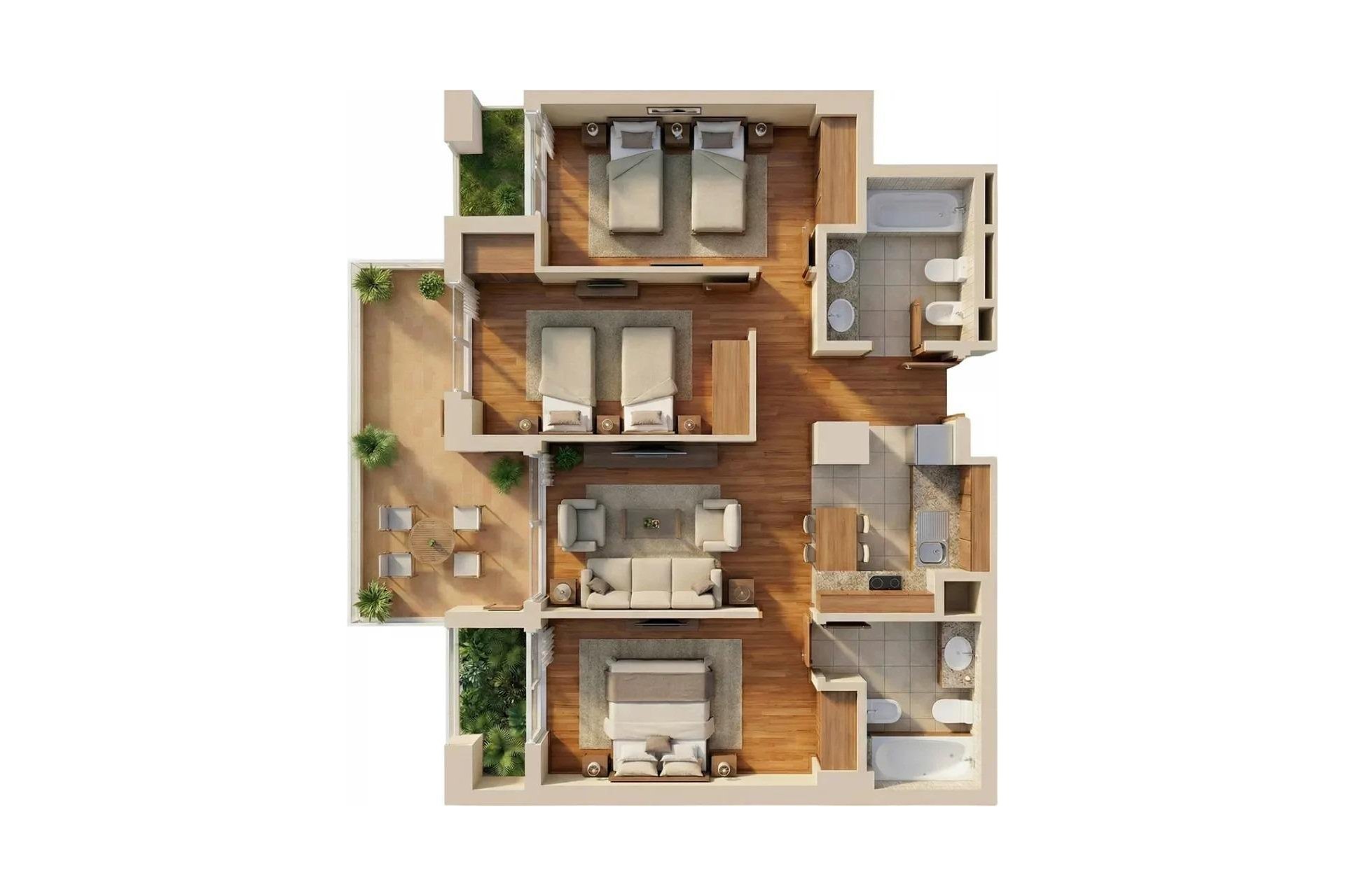 Új építésű - Apartman -
Vera - Puerto del Rey