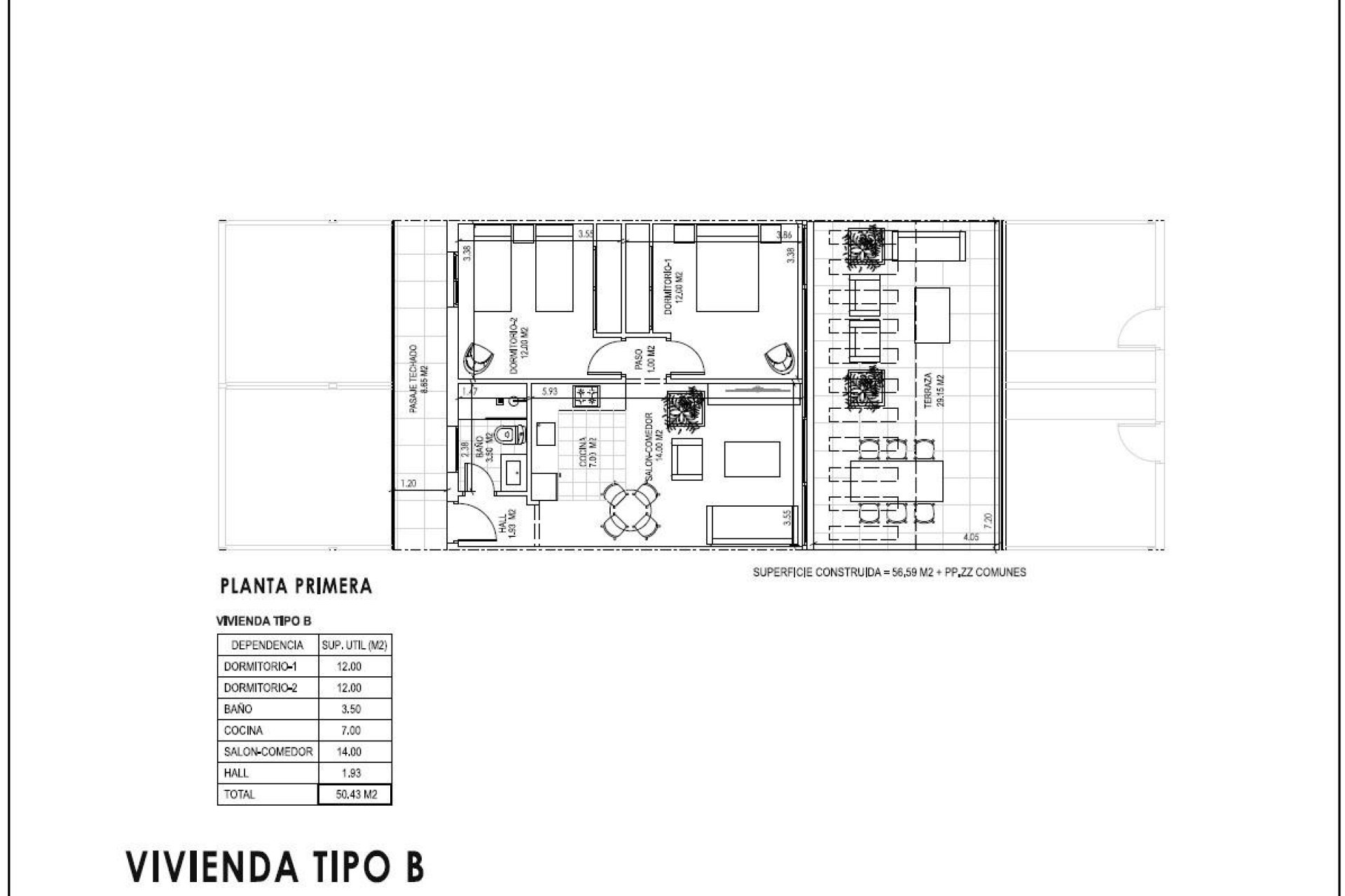 Új építésű - Apartman -
Vera - Vera Playa