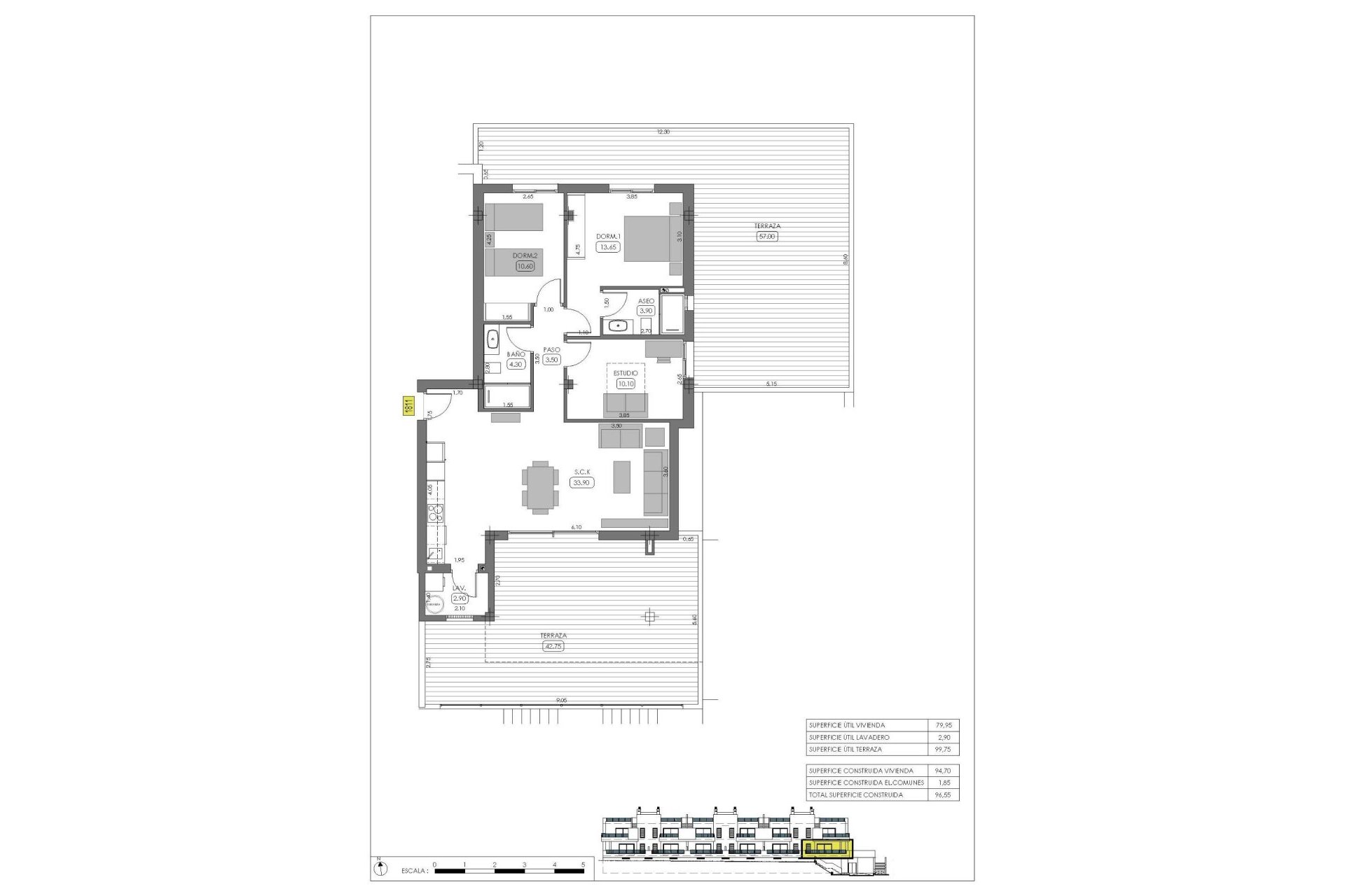 Új építésű - Bungaló -
Algorfa - La Finca Golf