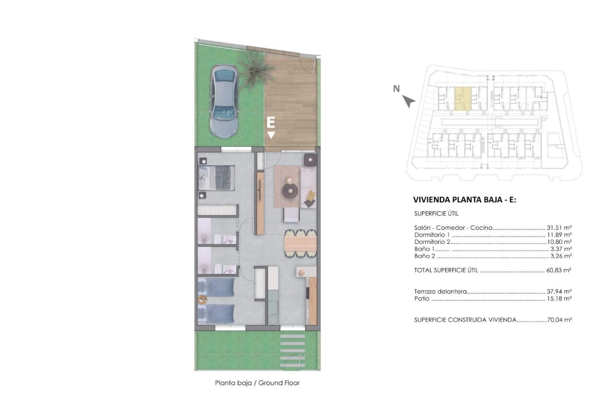 Új építésű - Bungaló -
Pilar de la Horadada - pueblo