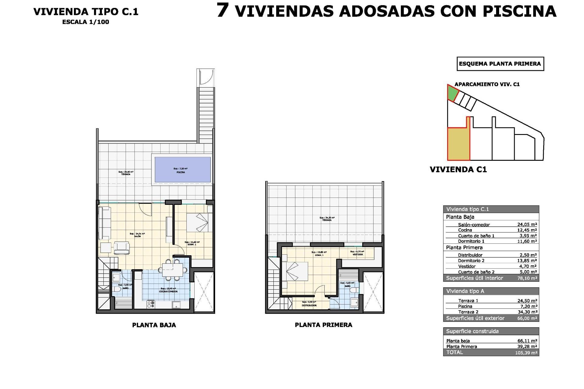 Új építésű - Bungaló -
Pilar de la Horadada - pueblo