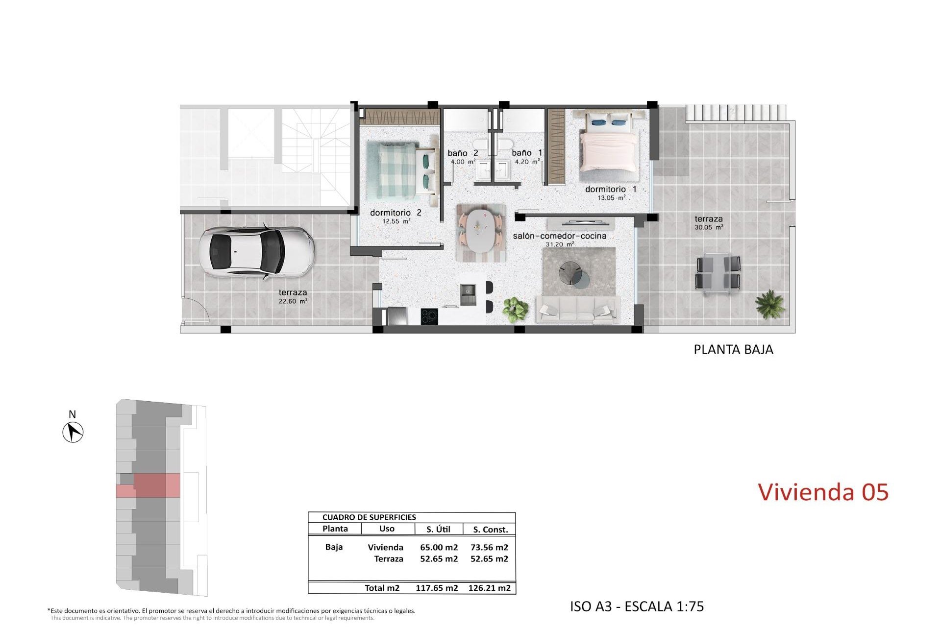 Új építésű - Bungaló -
Pilar de la Horadada - pueblo