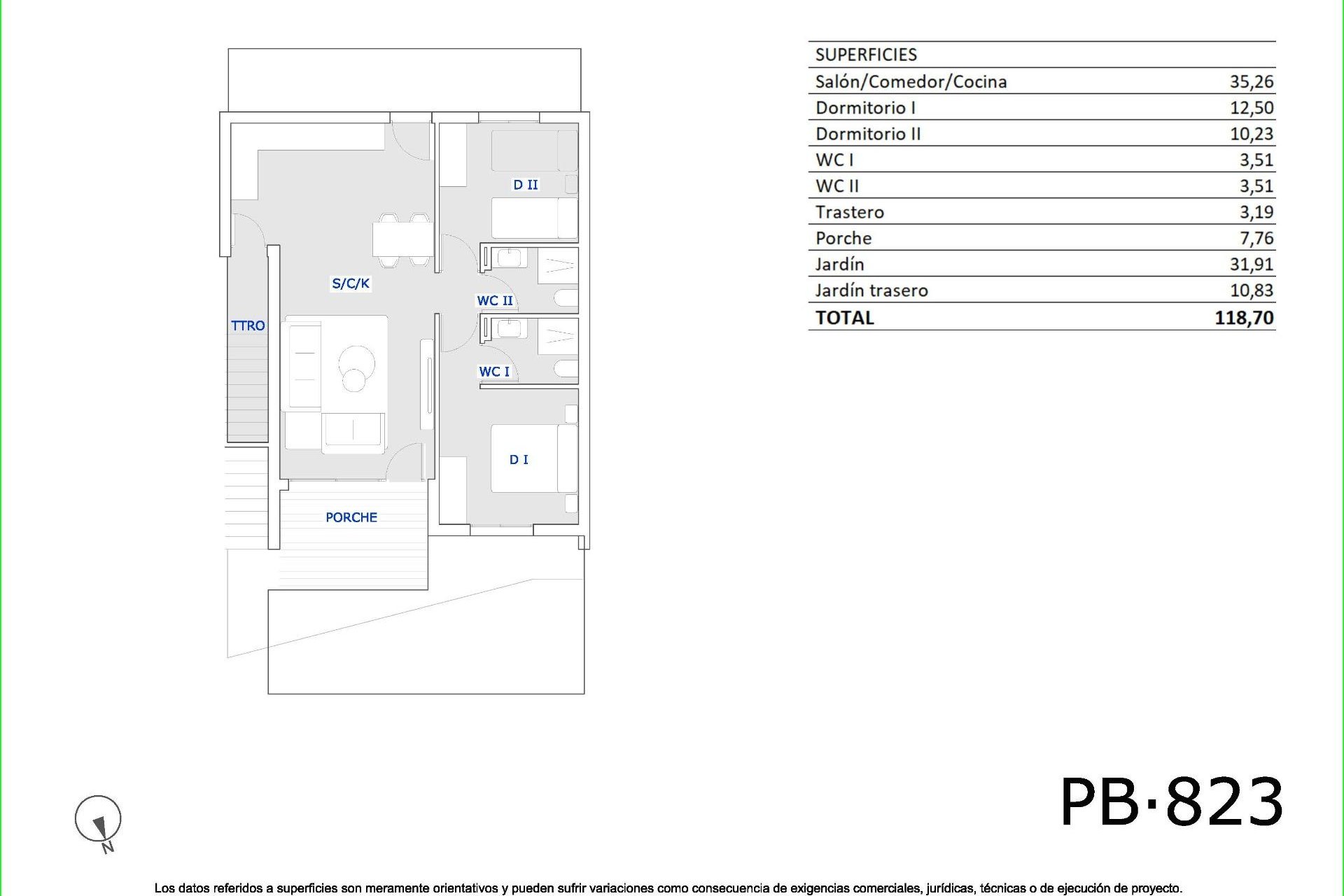 Új építésű - Bungaló -
San Miguel de Salinas - Pueblo