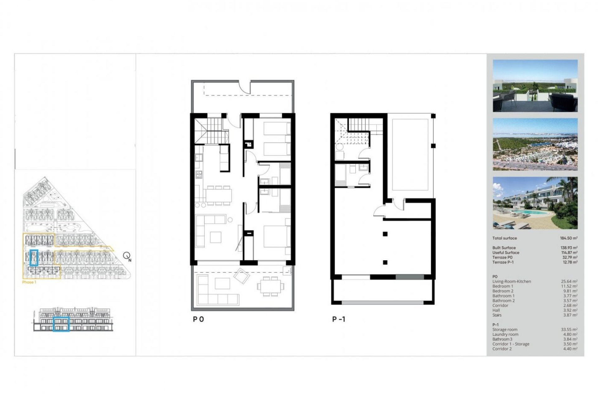 Új építésű - Bungaló -
Torrevieja - Lago Jardín II