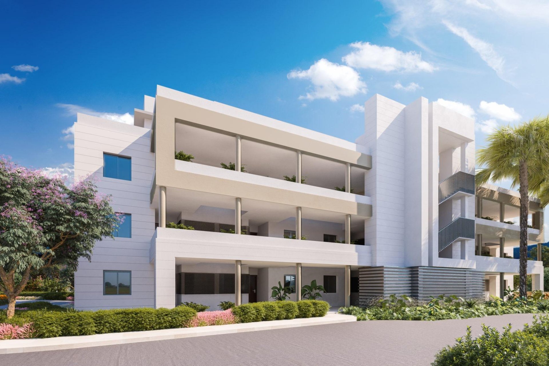 Új építésű - Földszinti apartman -
Mijas - Calanova Golf