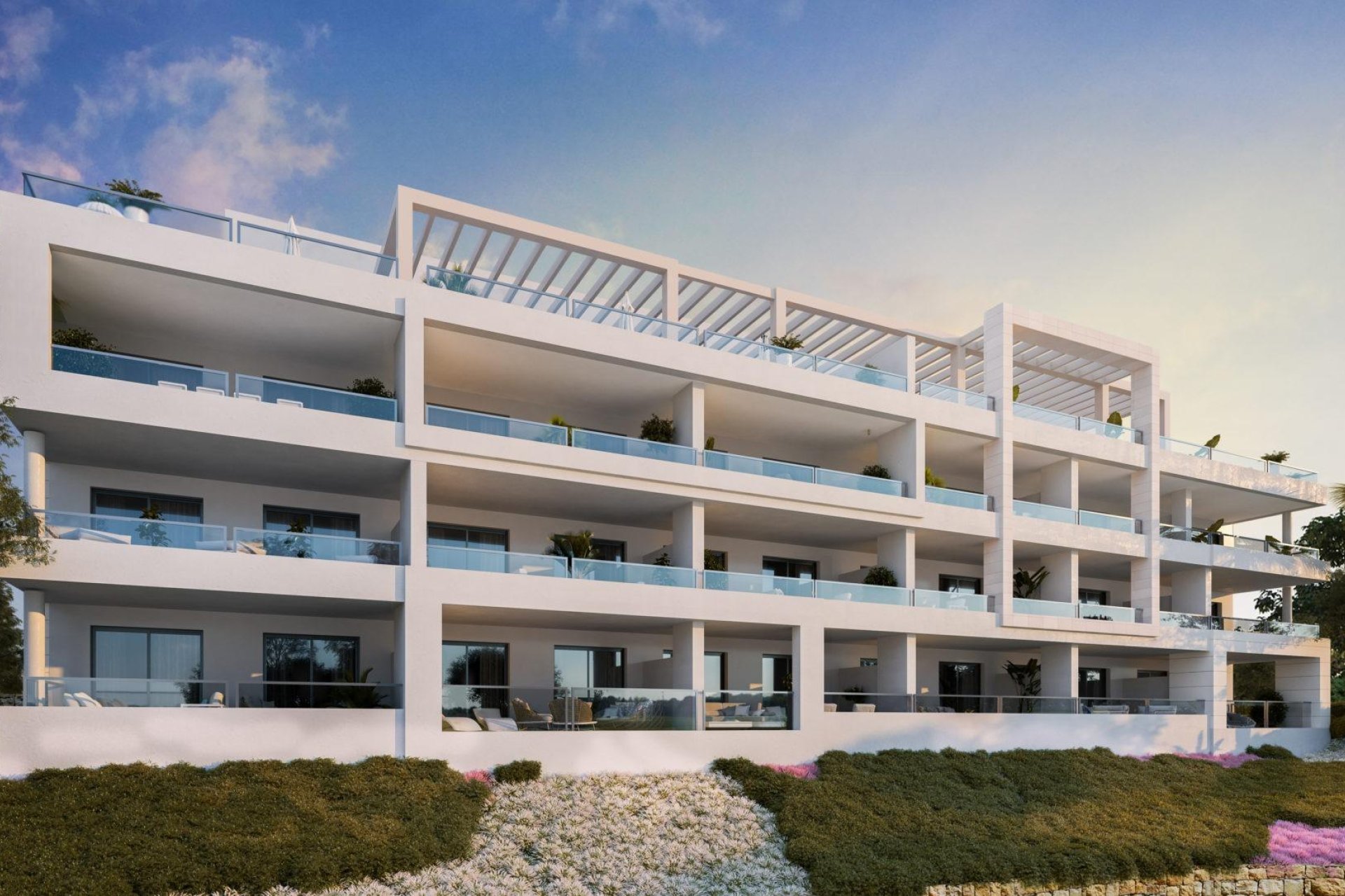 Új építésű - Földszinti apartman -
Mijas - Calanova Golf