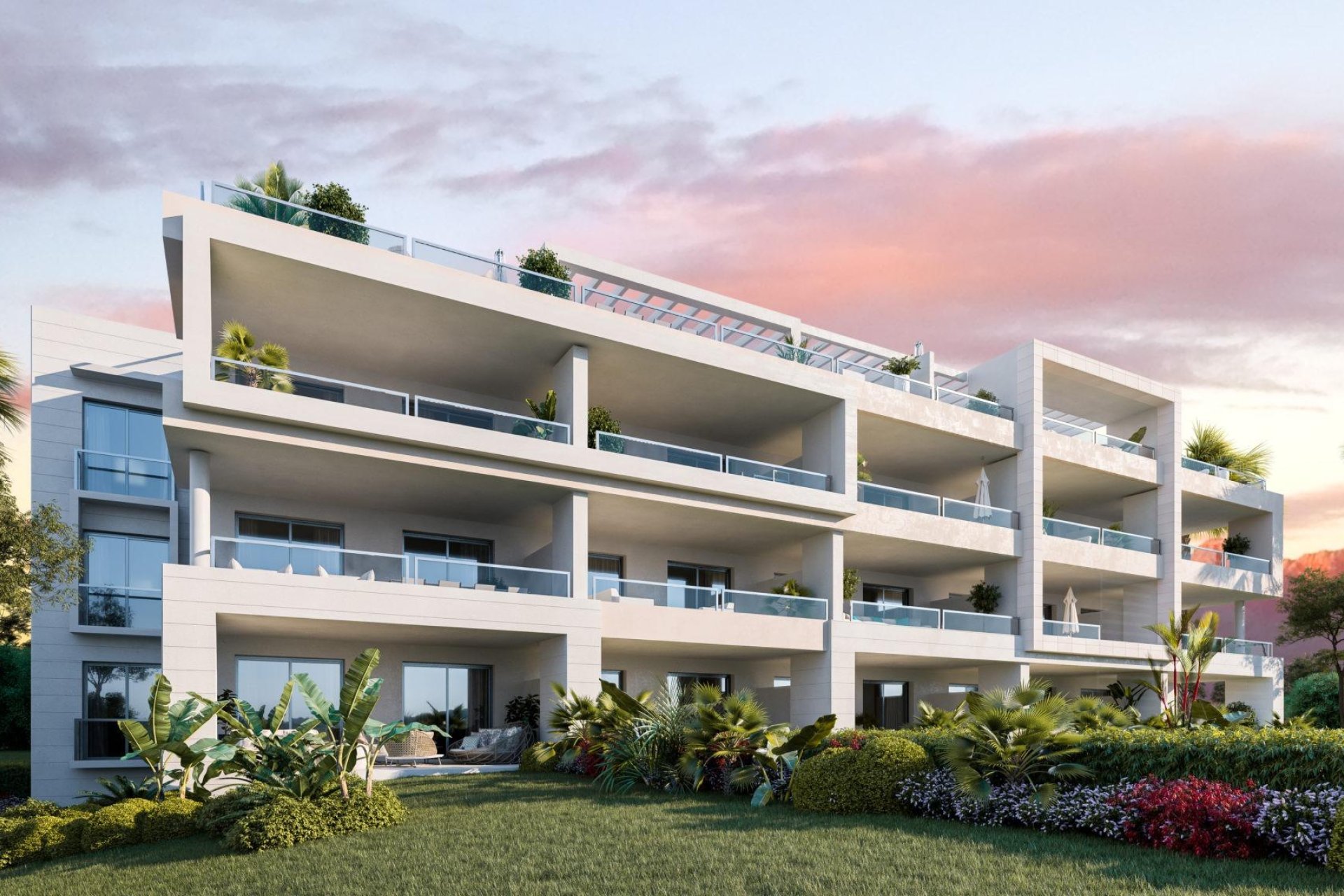 Új építésű - Földszinti apartman -
Mijas - Calanova Golf